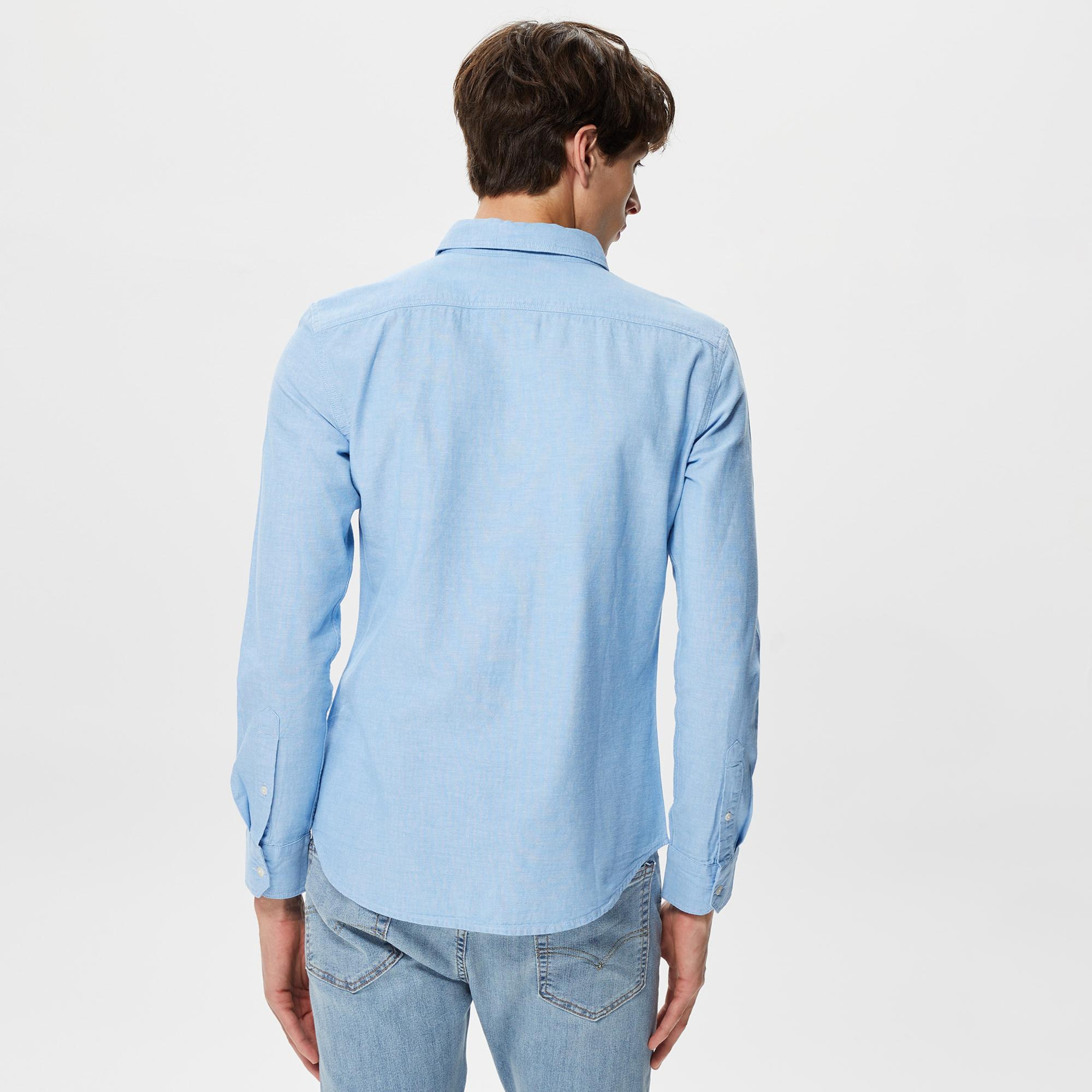 Levi's Battery Slim Erkek Mavi Gömlek