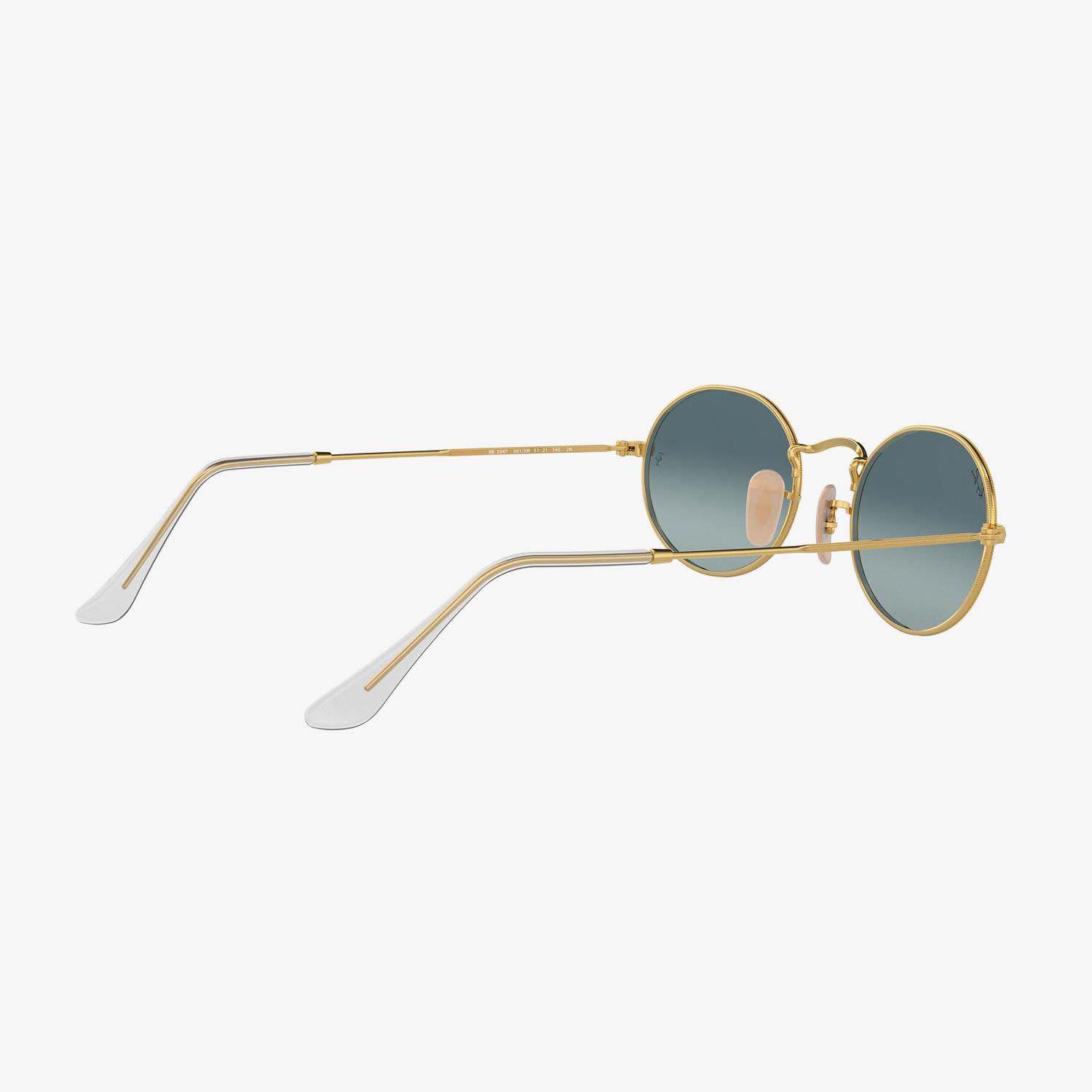 RAY-BAN 0RB3547 Oval Unisex Gold Güneş Gözlüğü