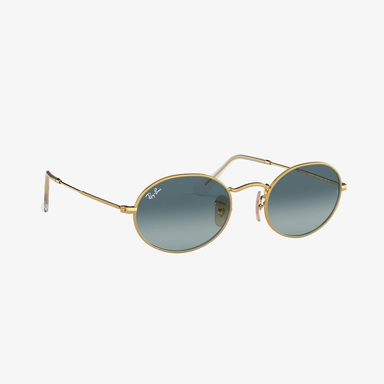 RAY-BAN 0RB3547 Oval Unisex Gold Güneş Gözlüğü
