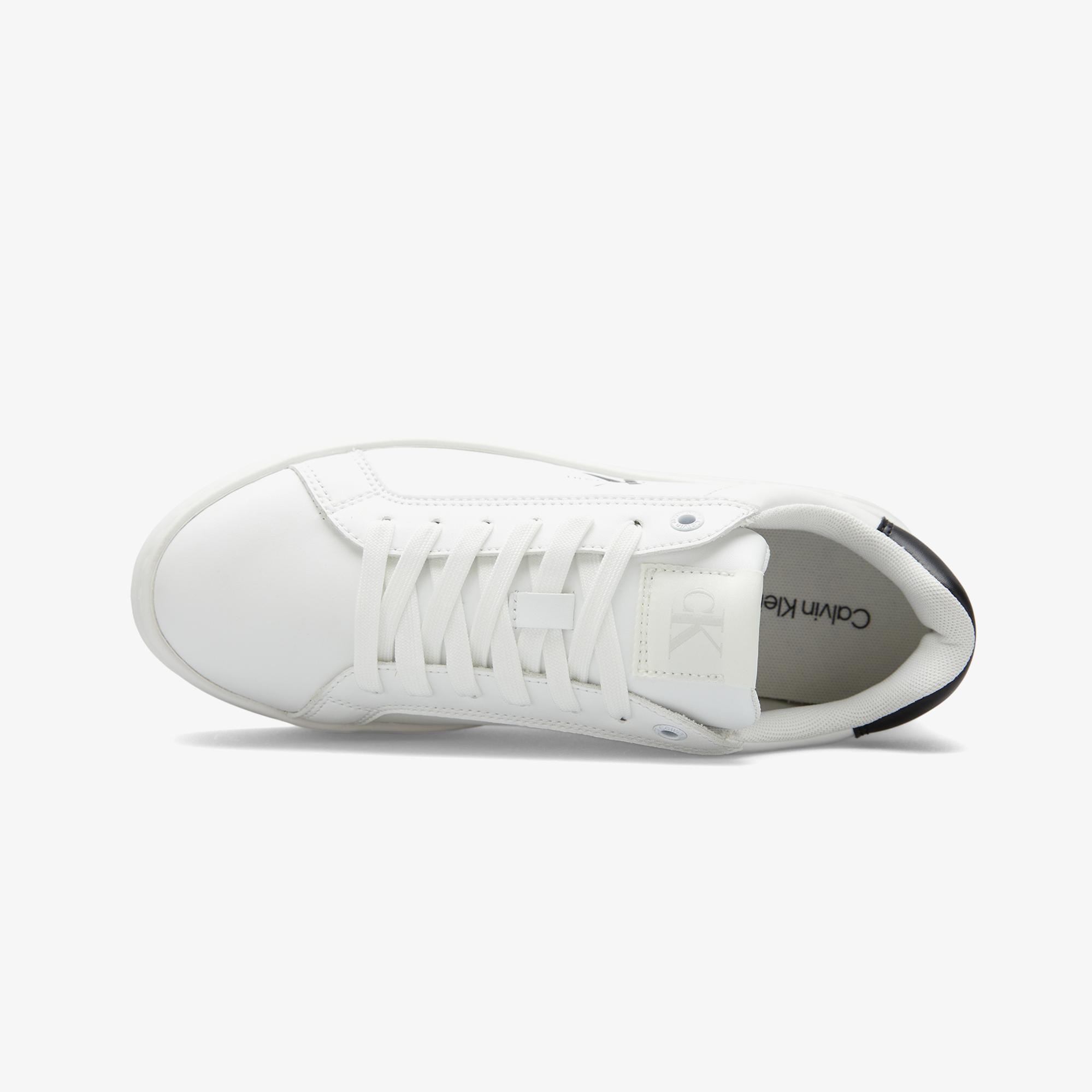 Calvin Klein Bold Flat Low Lace  Kadın Beyaz Sneaker