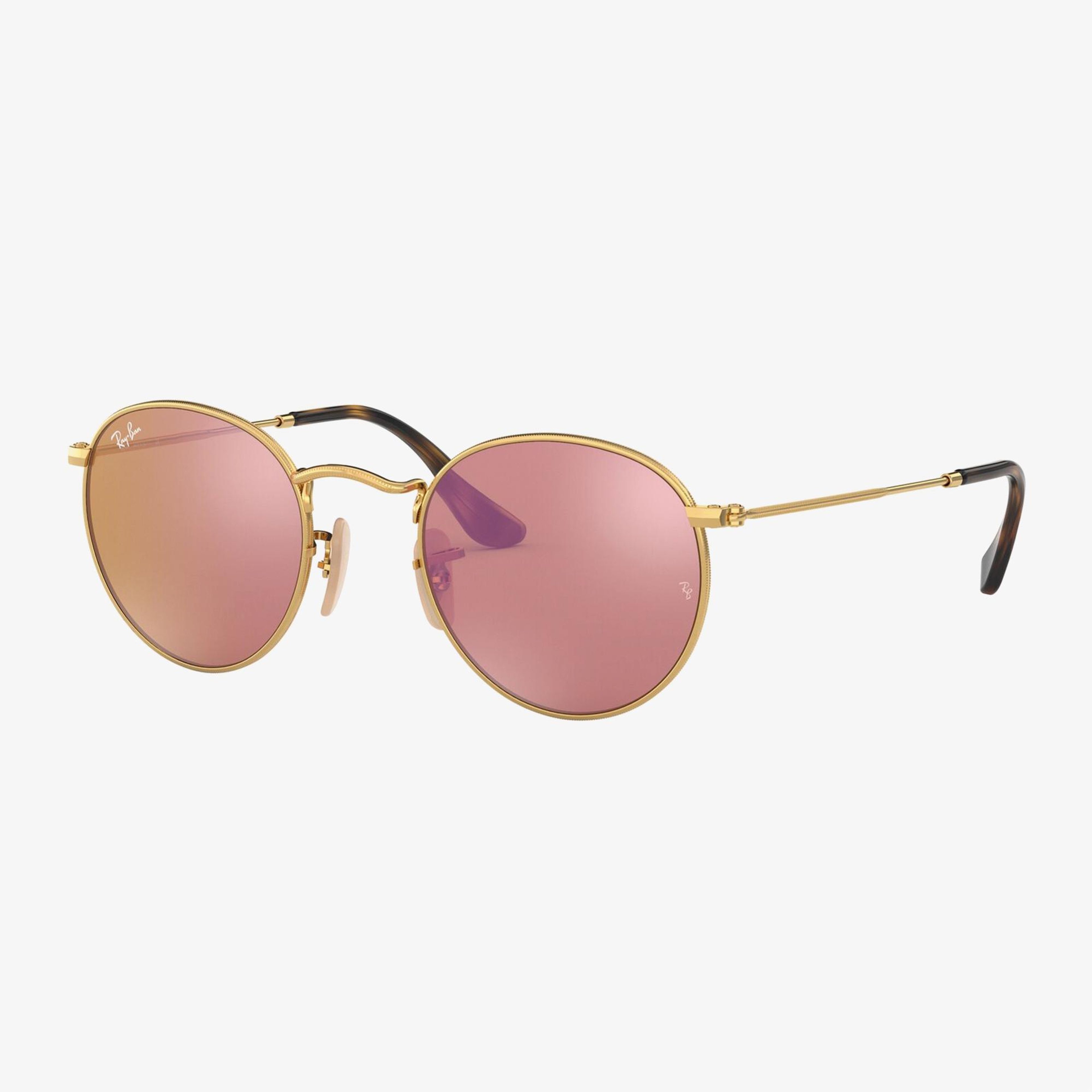 RAY-BAN 0RB3447N Round Metal Erkek Shiny Gold Güneş Gözlüğü