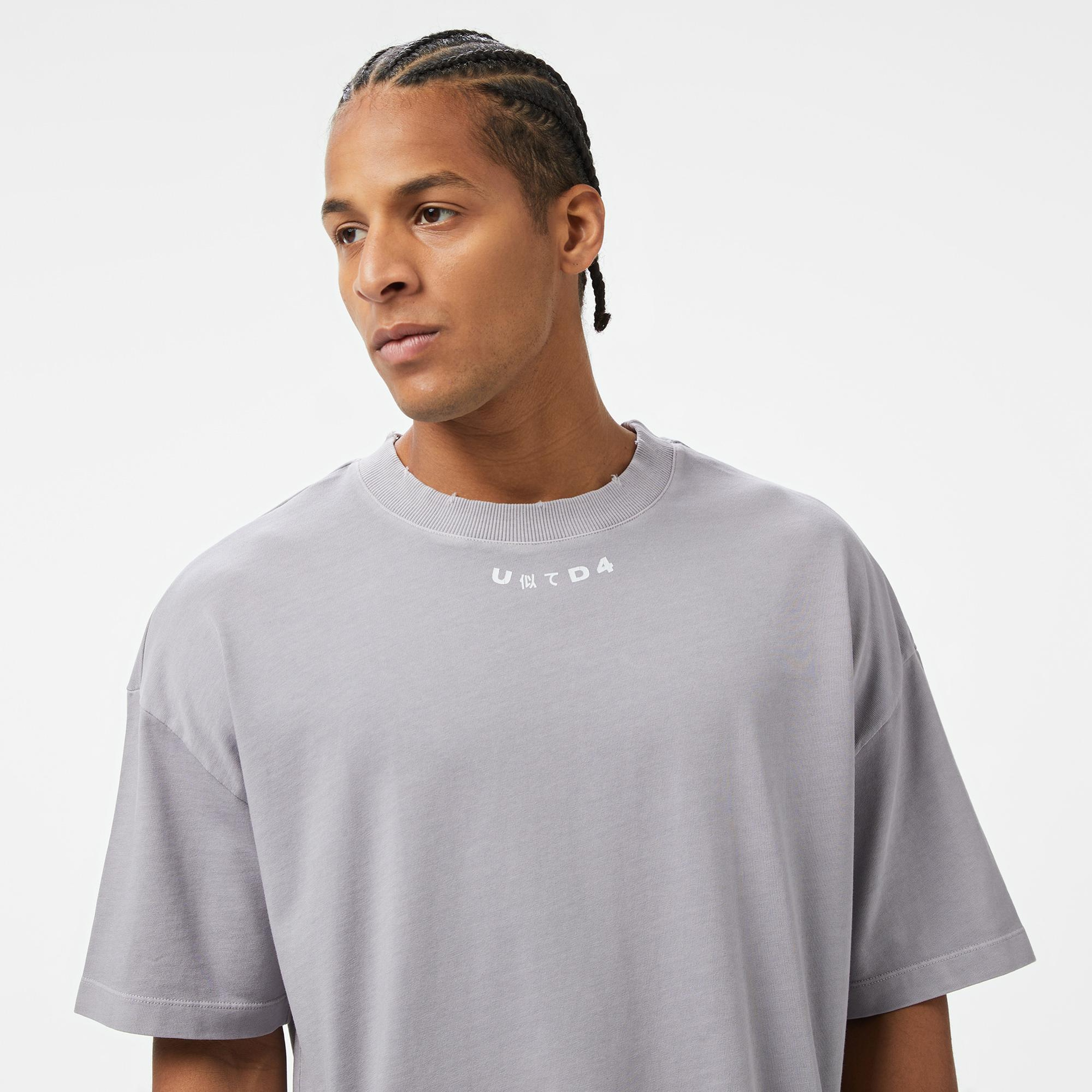 UNITED4 Classic Erkek Gri T-Shirt