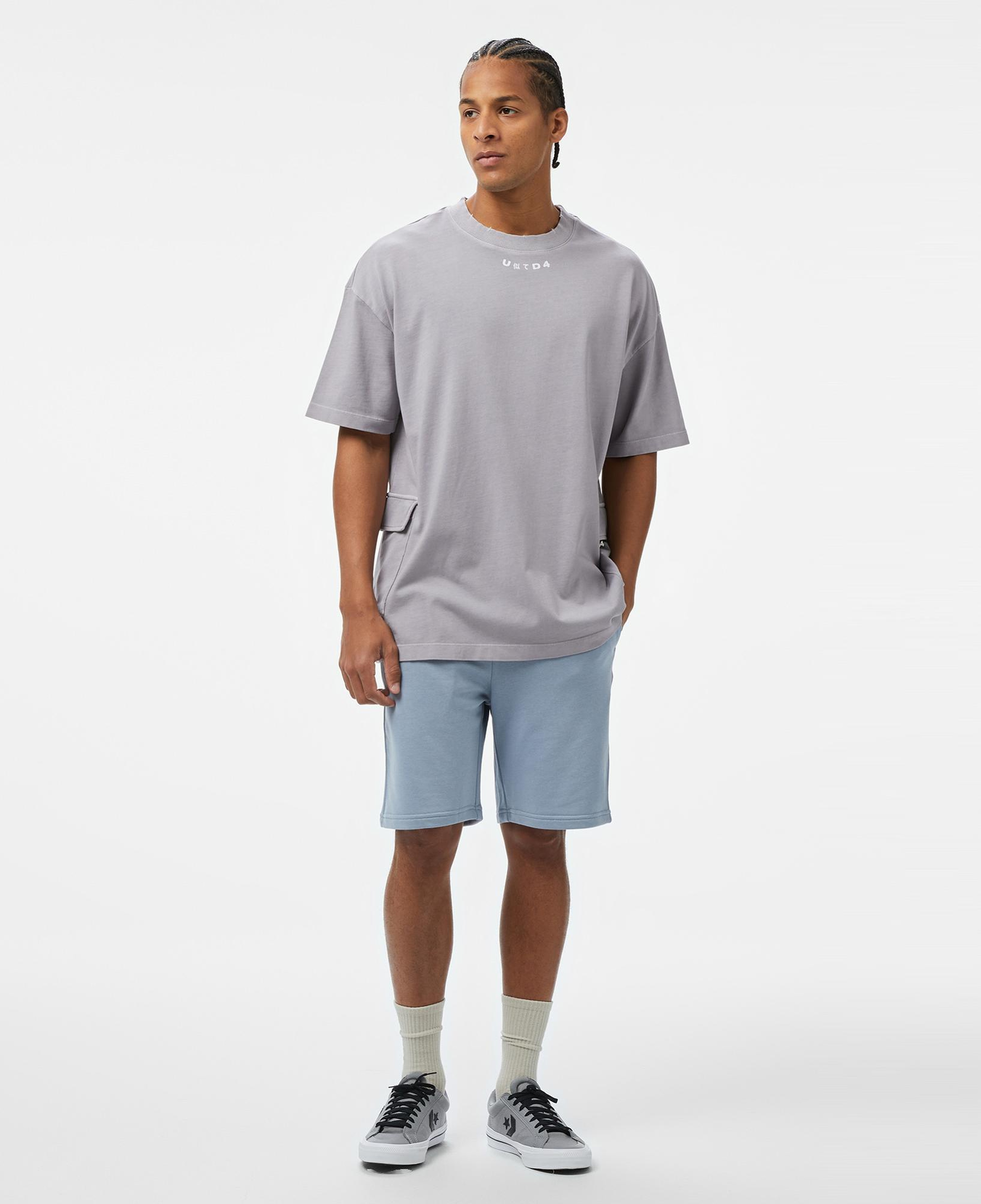 UNITED4 Classic Erkek Gri T-Shirt