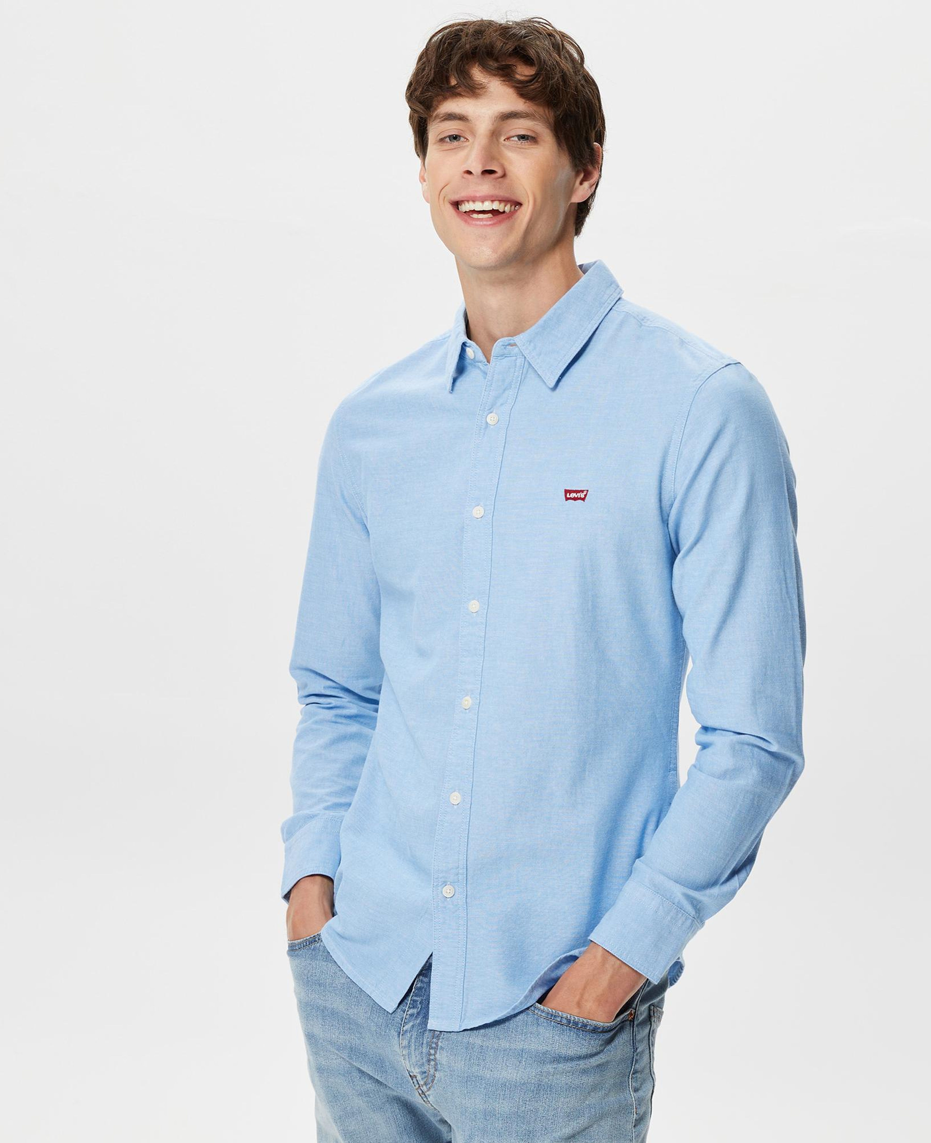 Levi's Battery Slim Erkek Mavi Gömlek