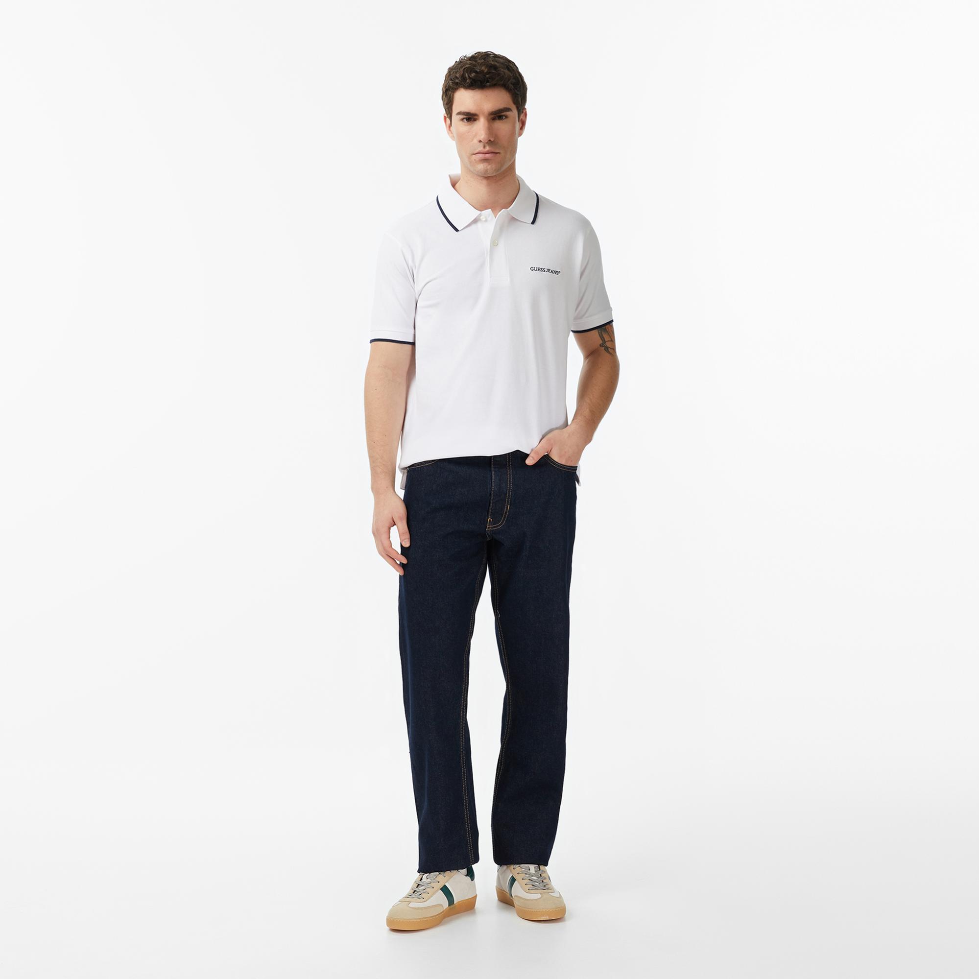 Guess Jeans Embro Regular Fit Erkek Renkli Polo