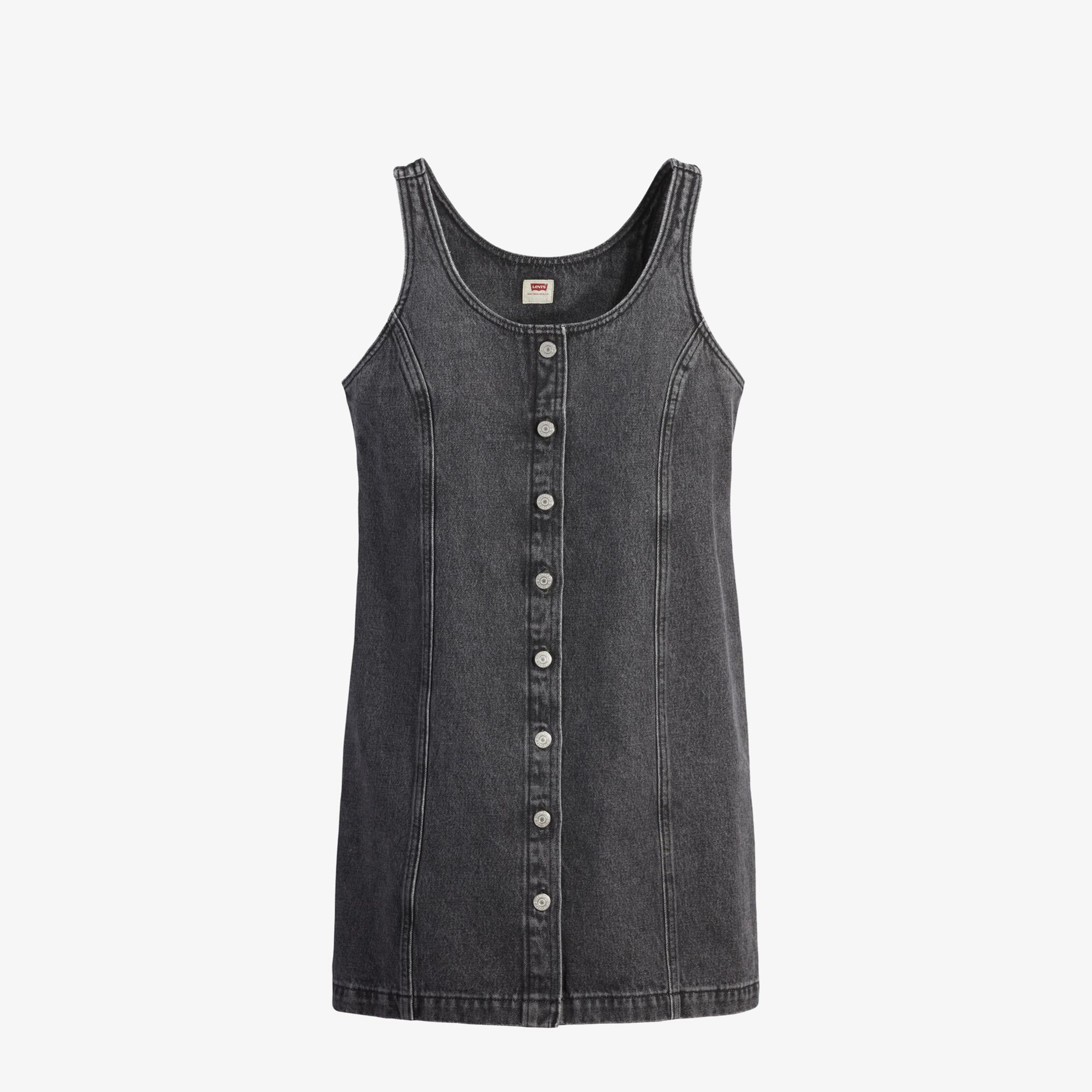Levi's Tuli Denim Mini Dress Kadın Gri Elbise
