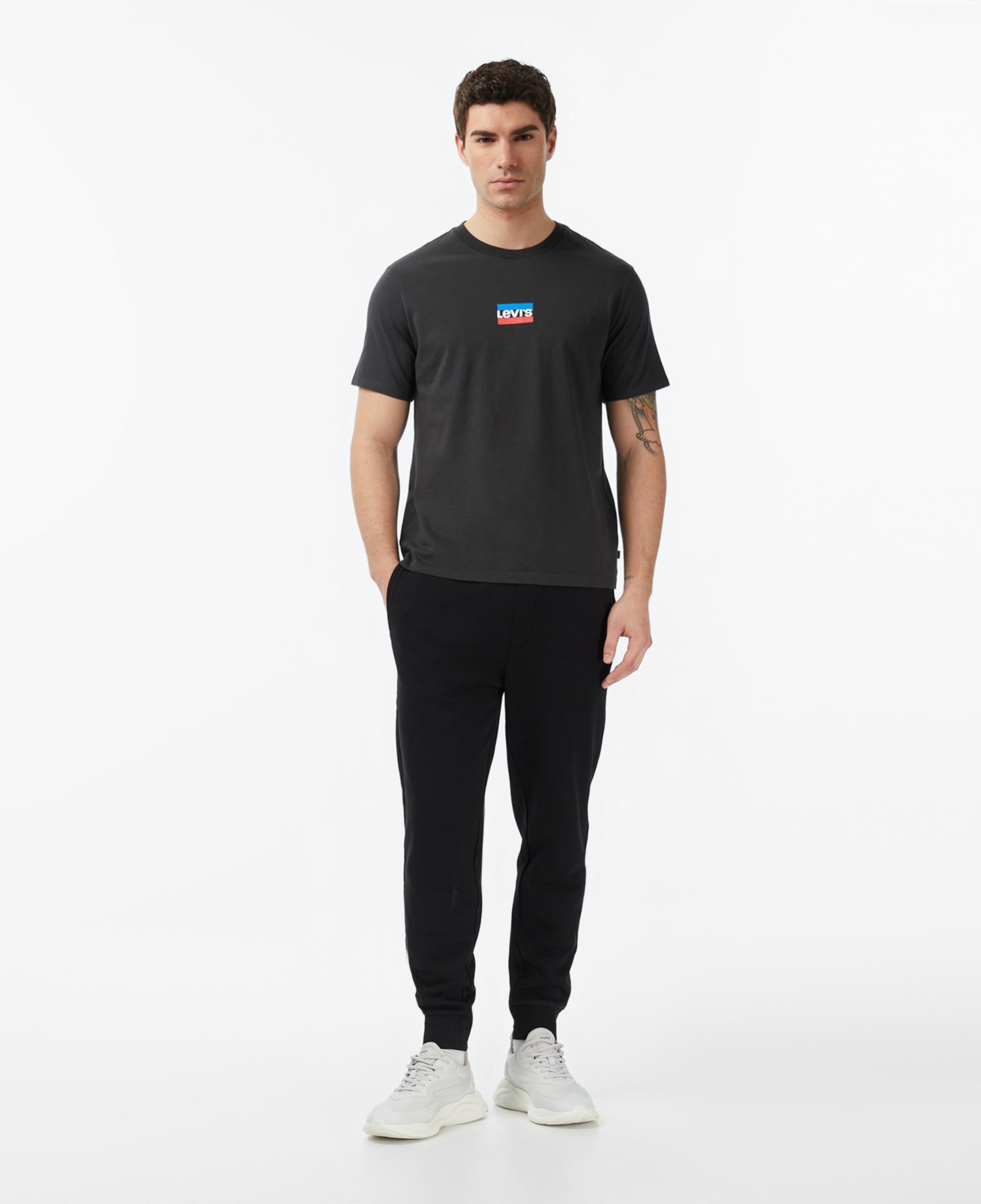 Levi's Graphic Crewneck Mini Sportswear Erkek Antrasit T-Shirt