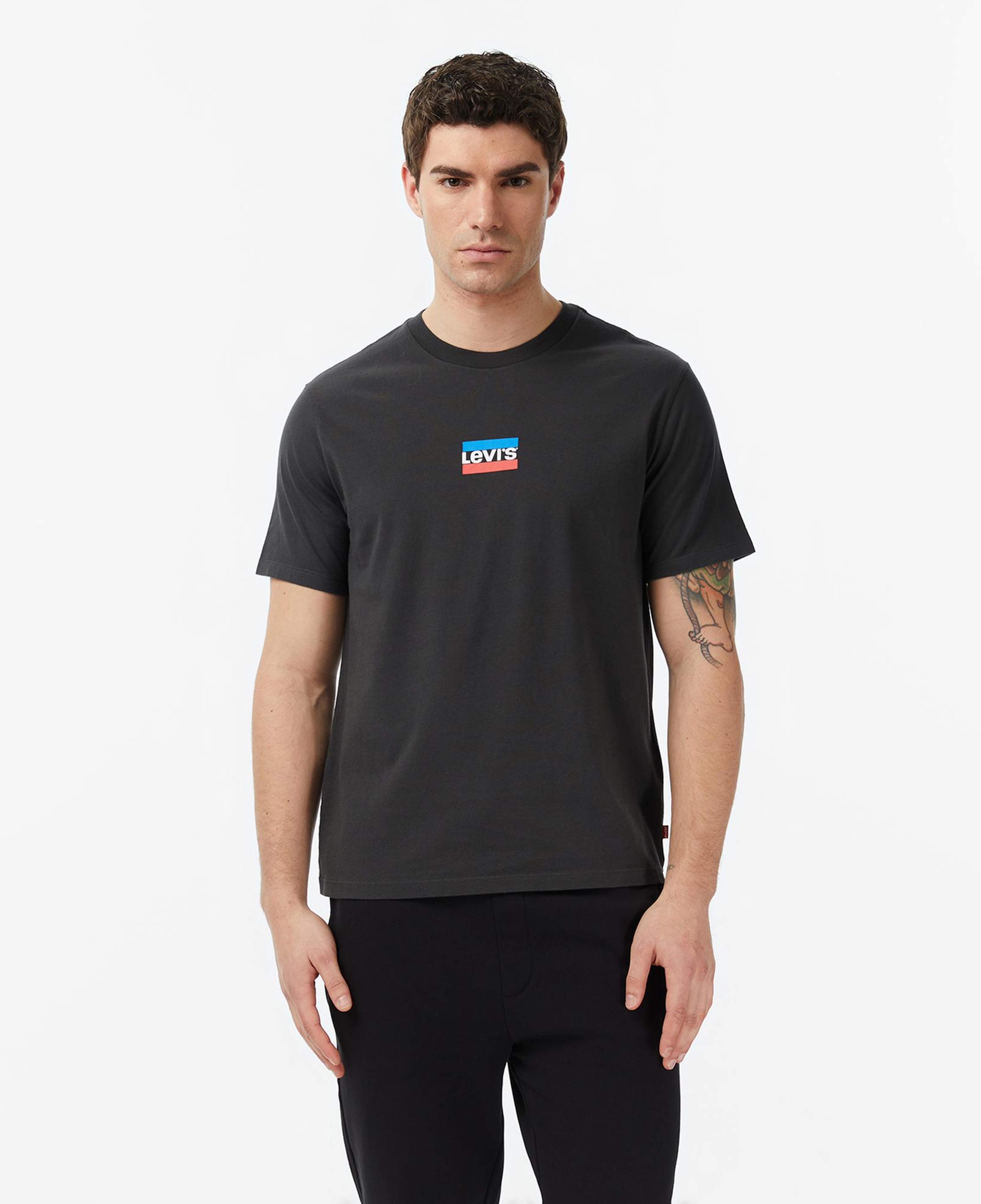 Levi's Graphic Crewneck Mini Sportswear Erkek Antrasit T-Shirt