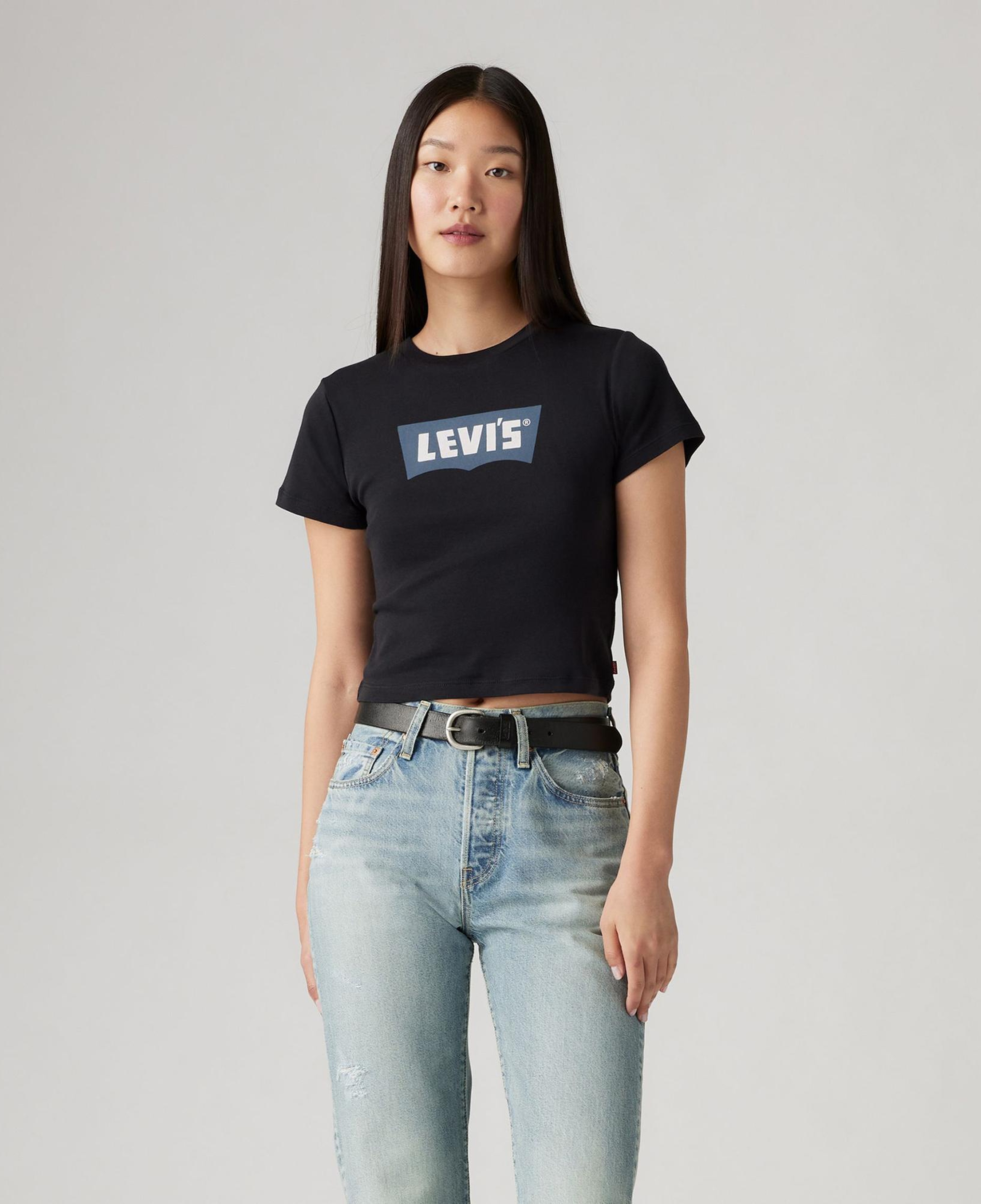 Levi's Essential Sporty  Kadın Siyah T-Shirt