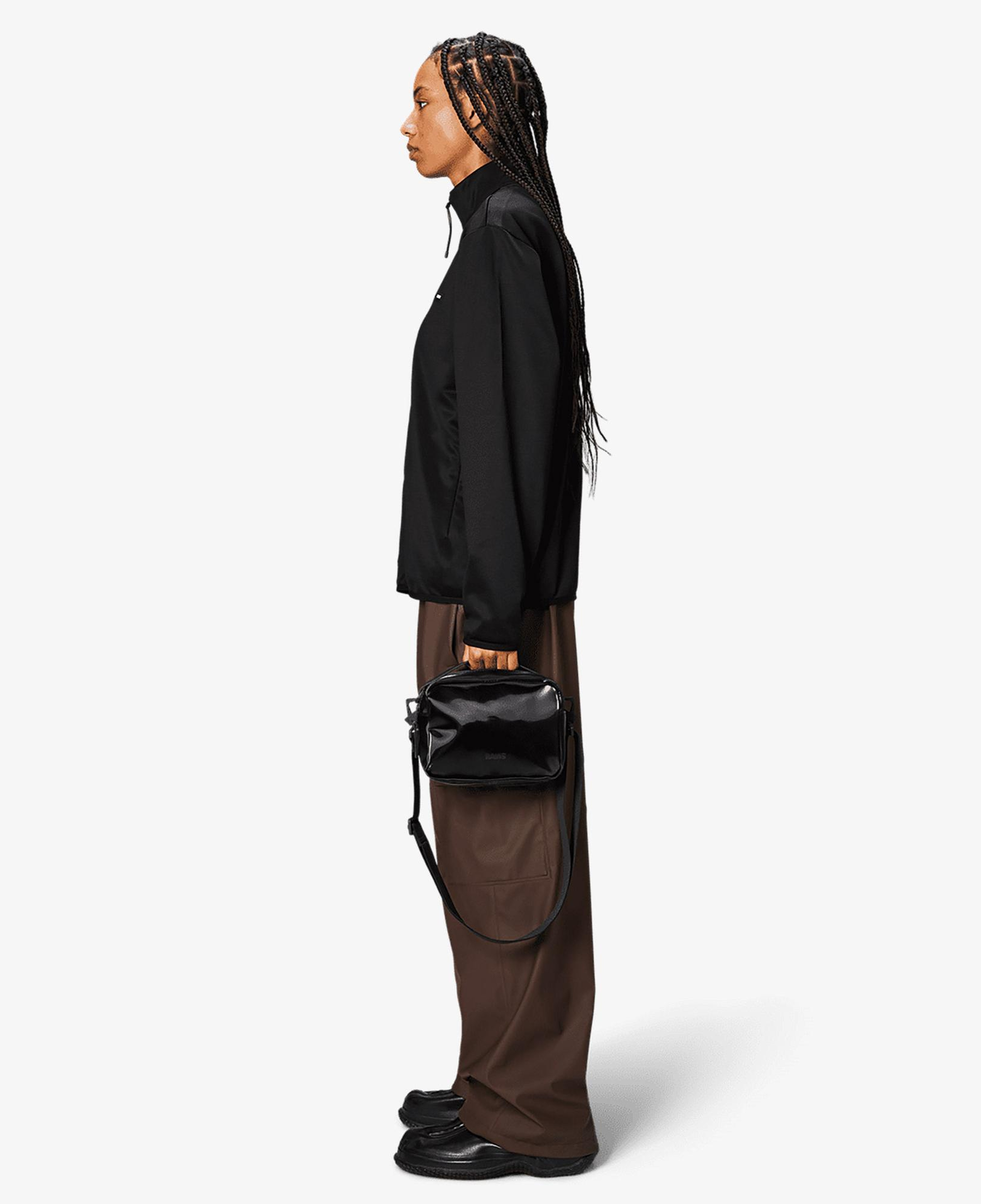 Rains Box Bag W3 Unisex Siyah Omuz Çantası