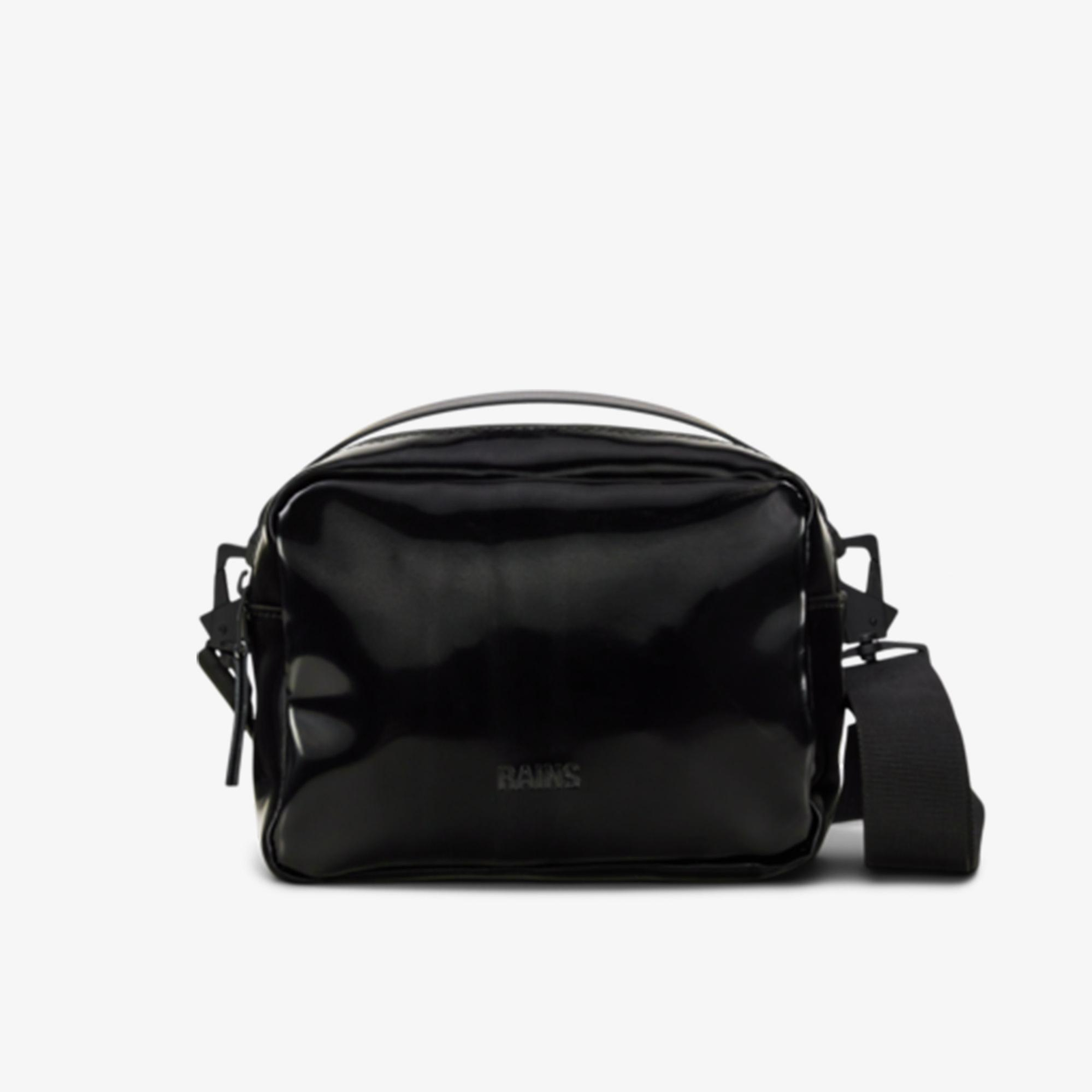 Rains Box Bag W3 Unisex Siyah Omuz Çantası