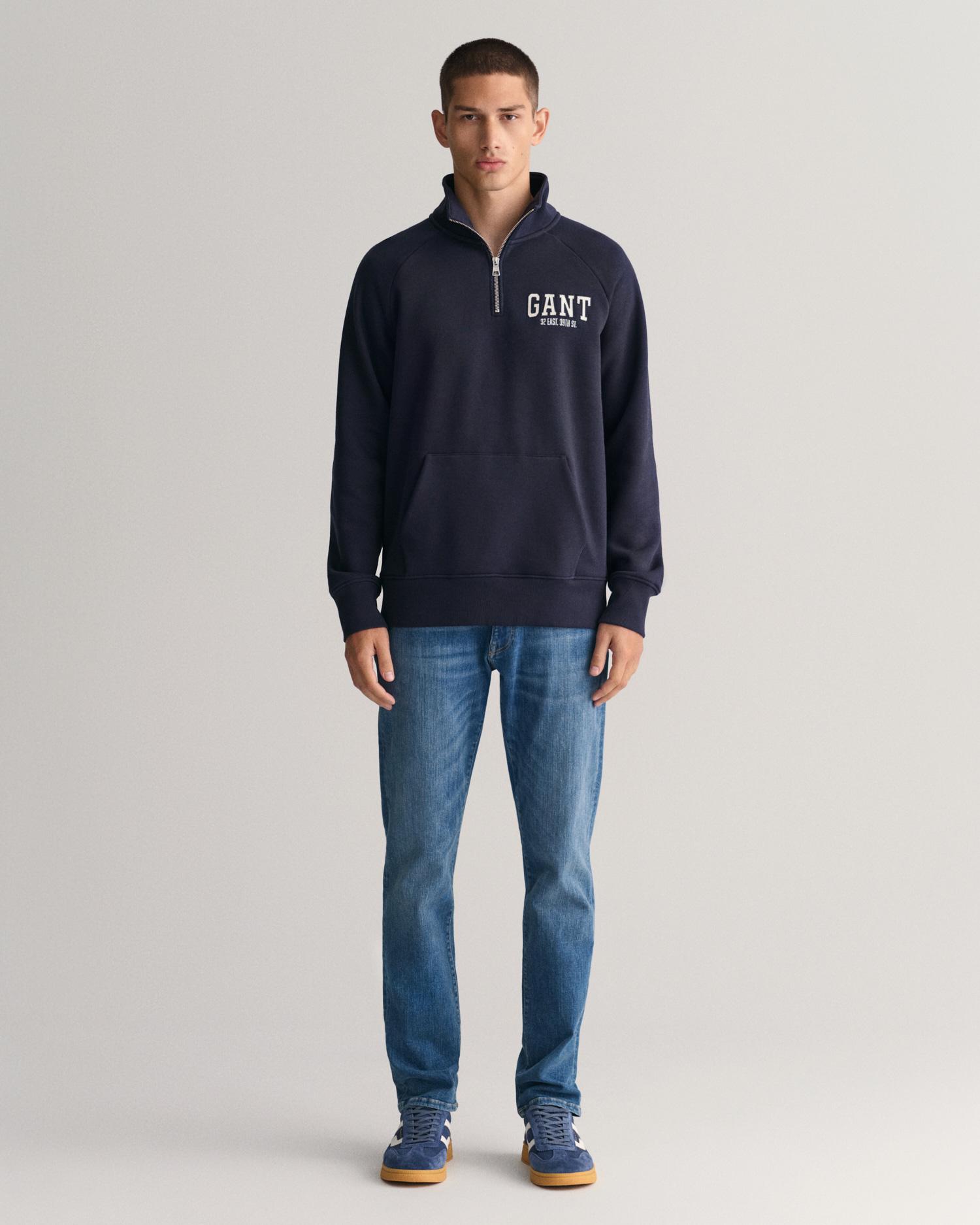GANT Erkek Mavi Extra Slim Fit Jean Pantolon