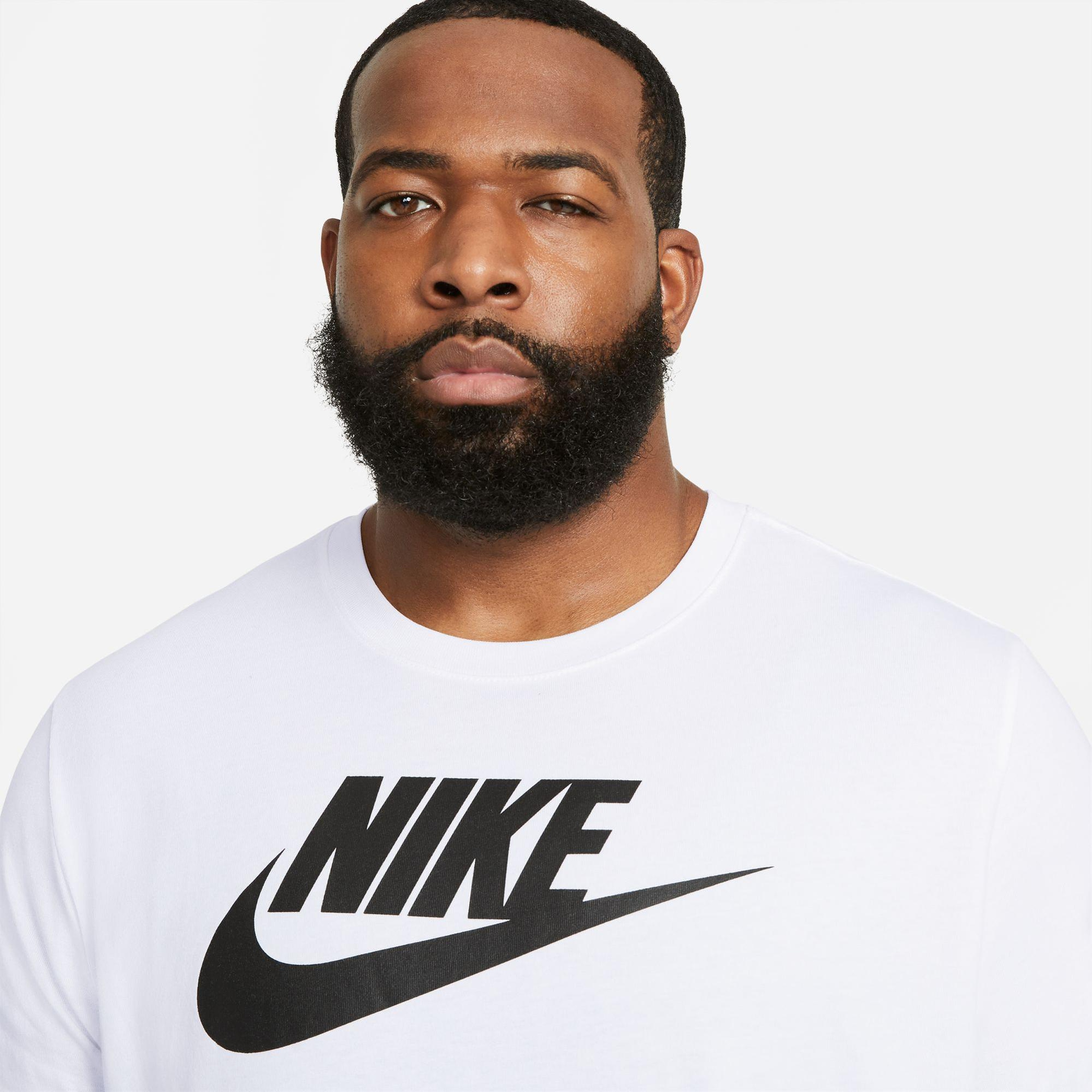 Nike Sportswear Icon Futura Erkek Beyaz T-Shirt