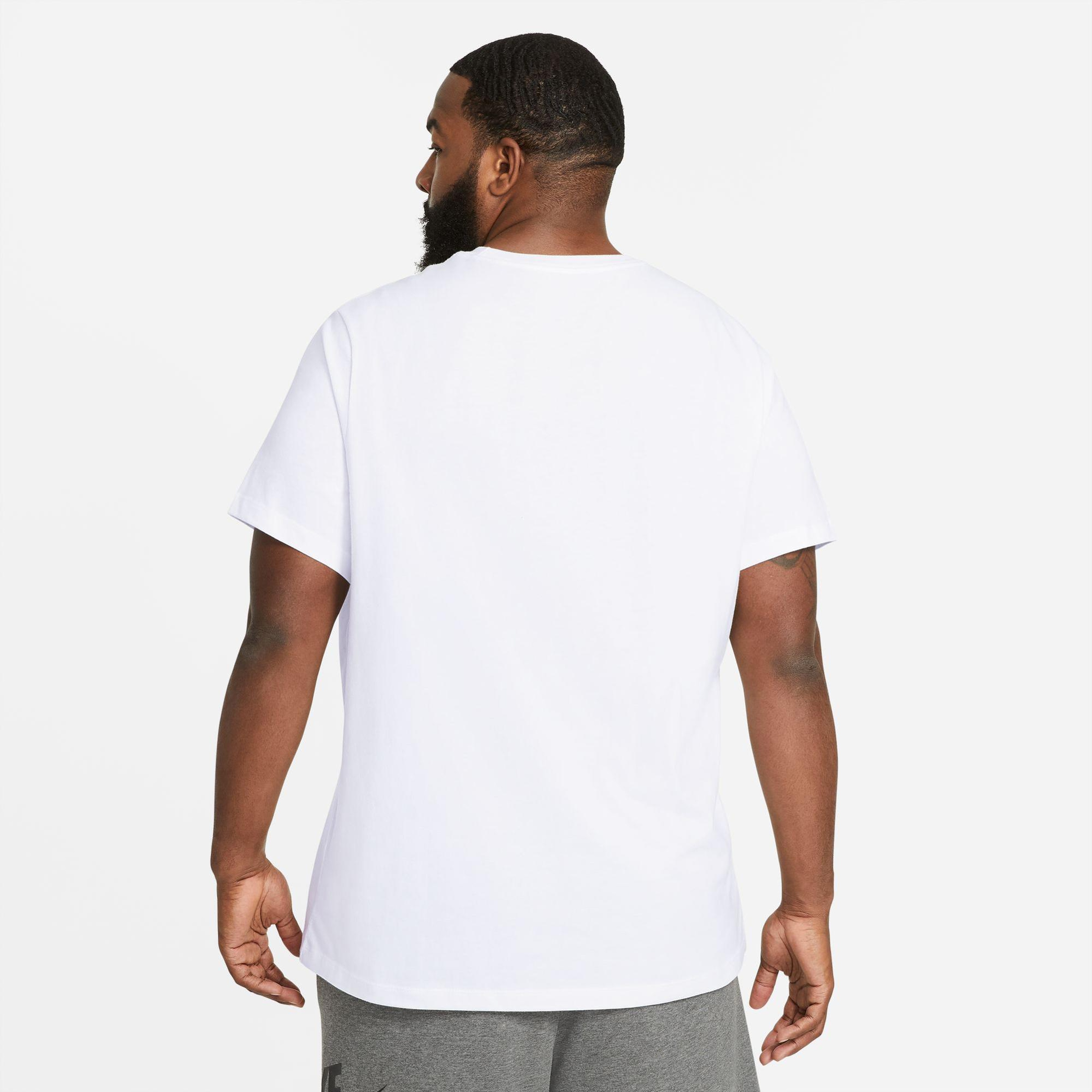 Nike Sportswear Icon Futura Erkek Beyaz T-Shirt