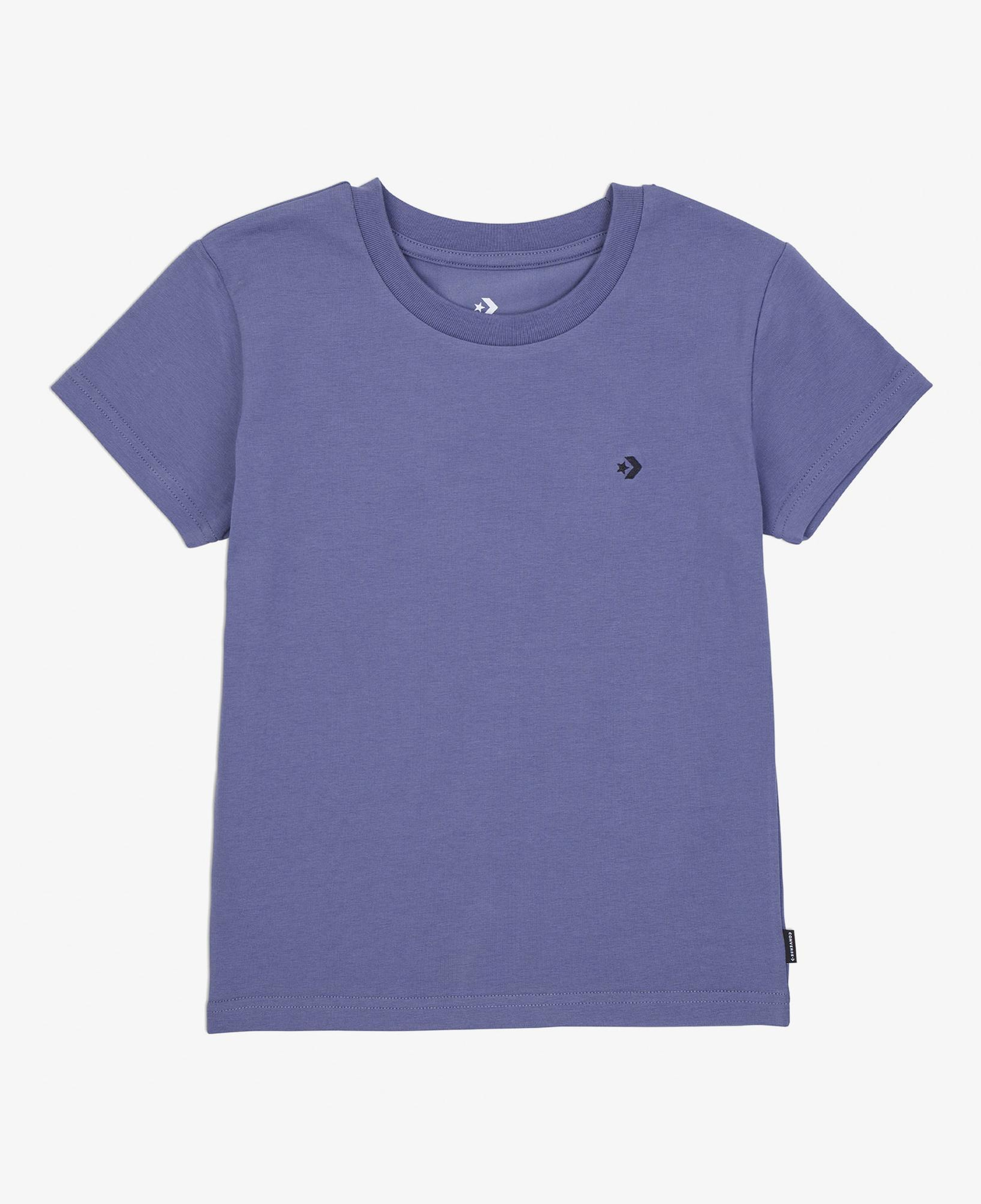 Converse Slim Fit Kadın Mor T-Shirt