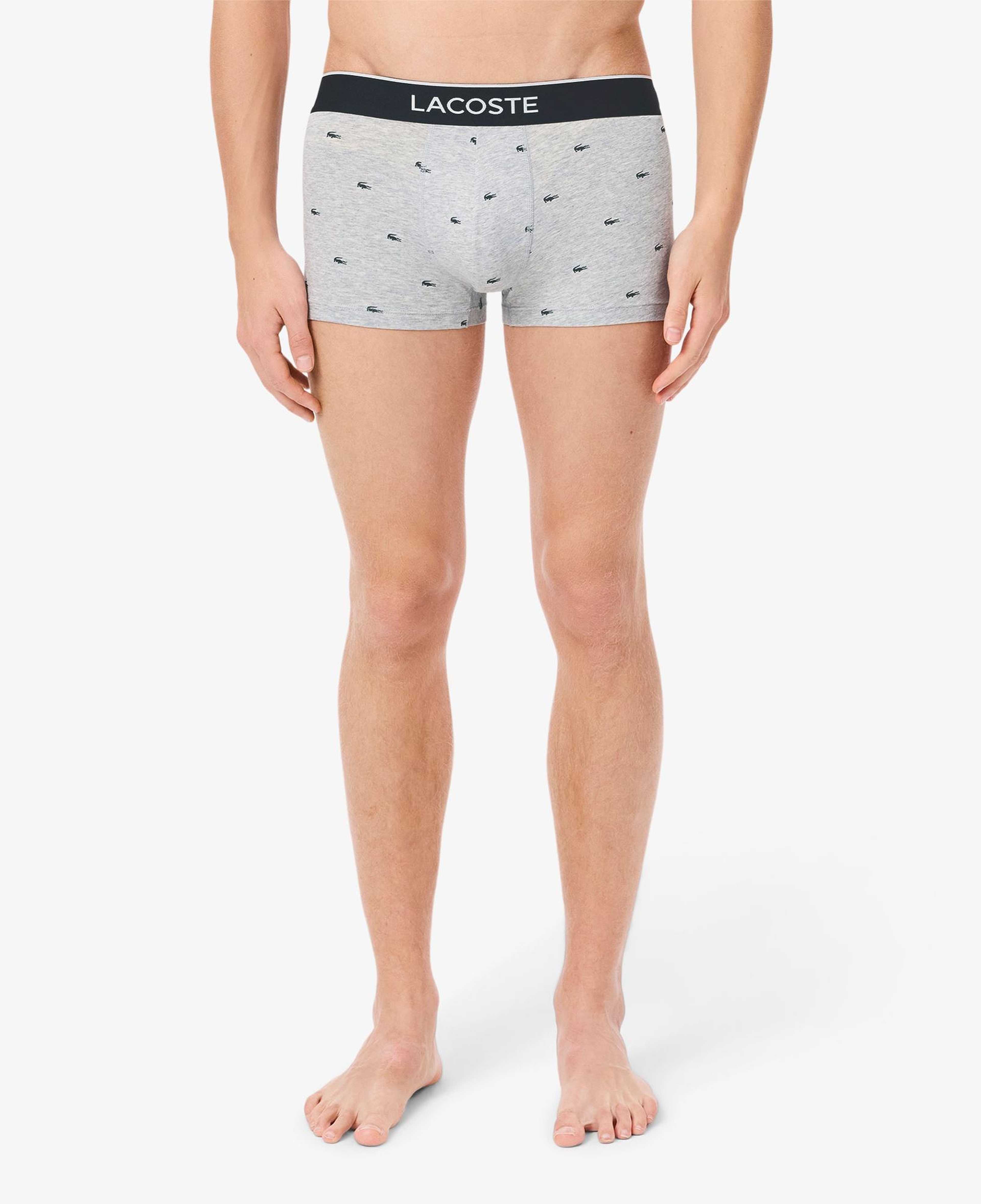 Lacoste Erkek Desenli 3'lü Renkli Boxer