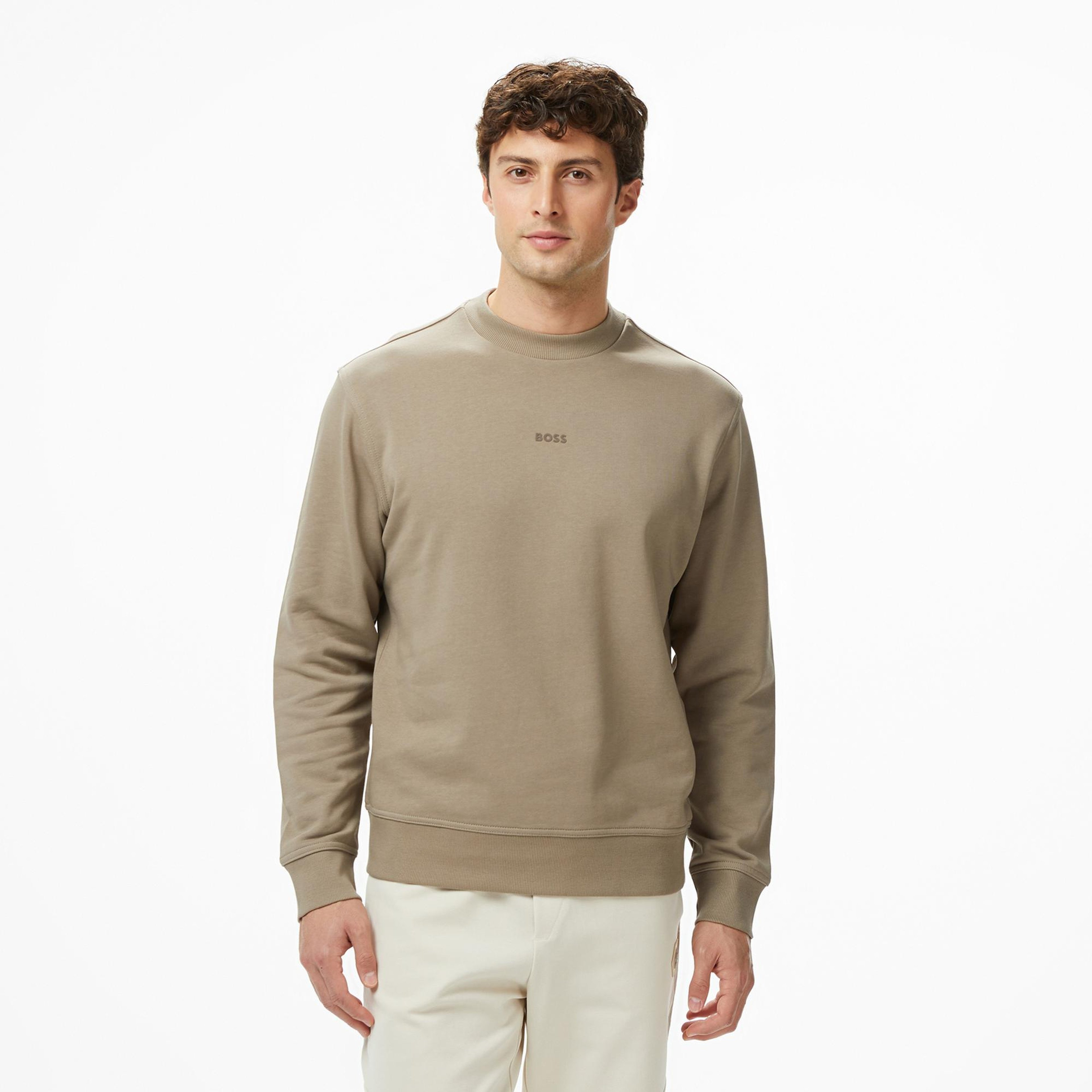 Boss Erkek Yeşil Sweatshirt