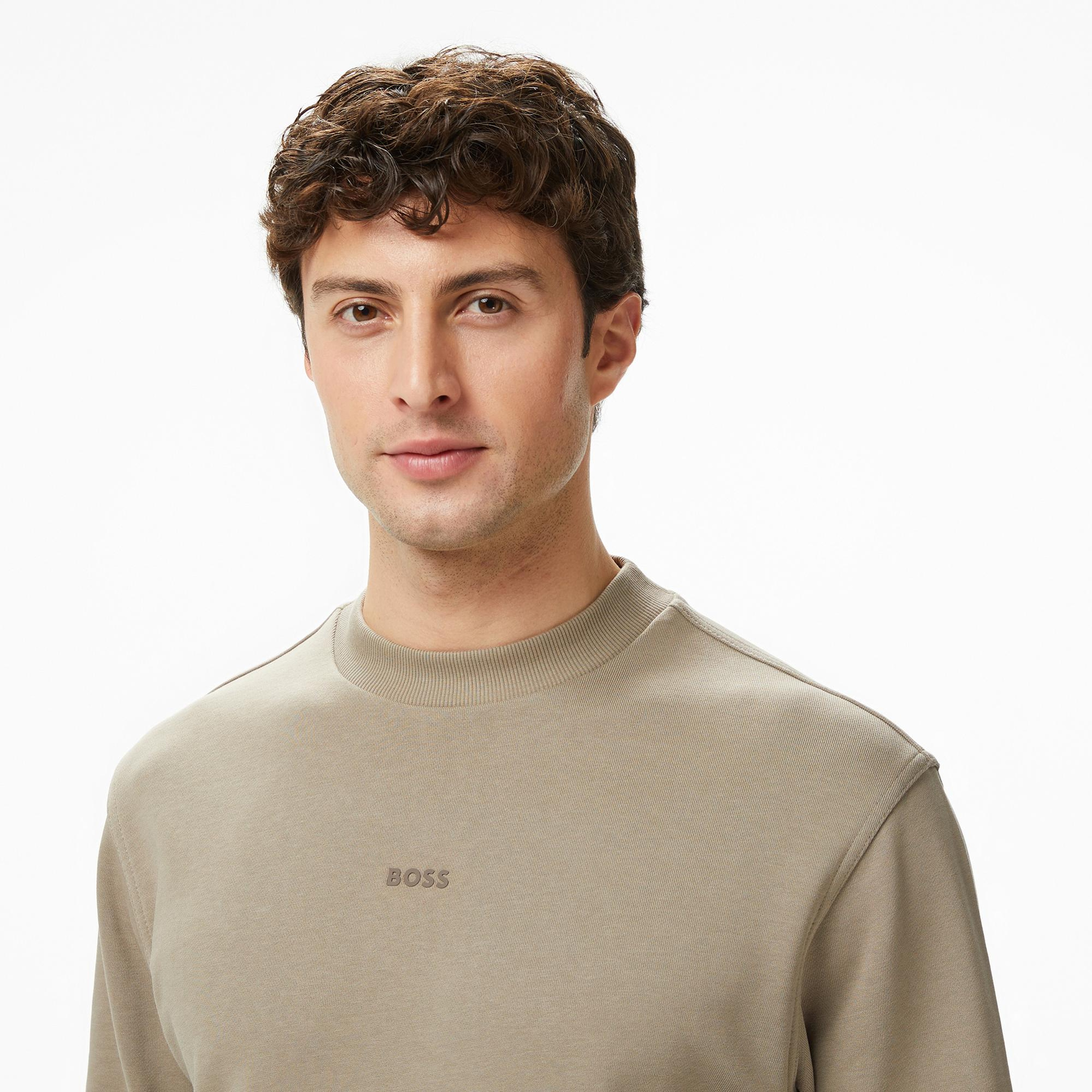 Boss Erkek Yeşil Sweatshirt