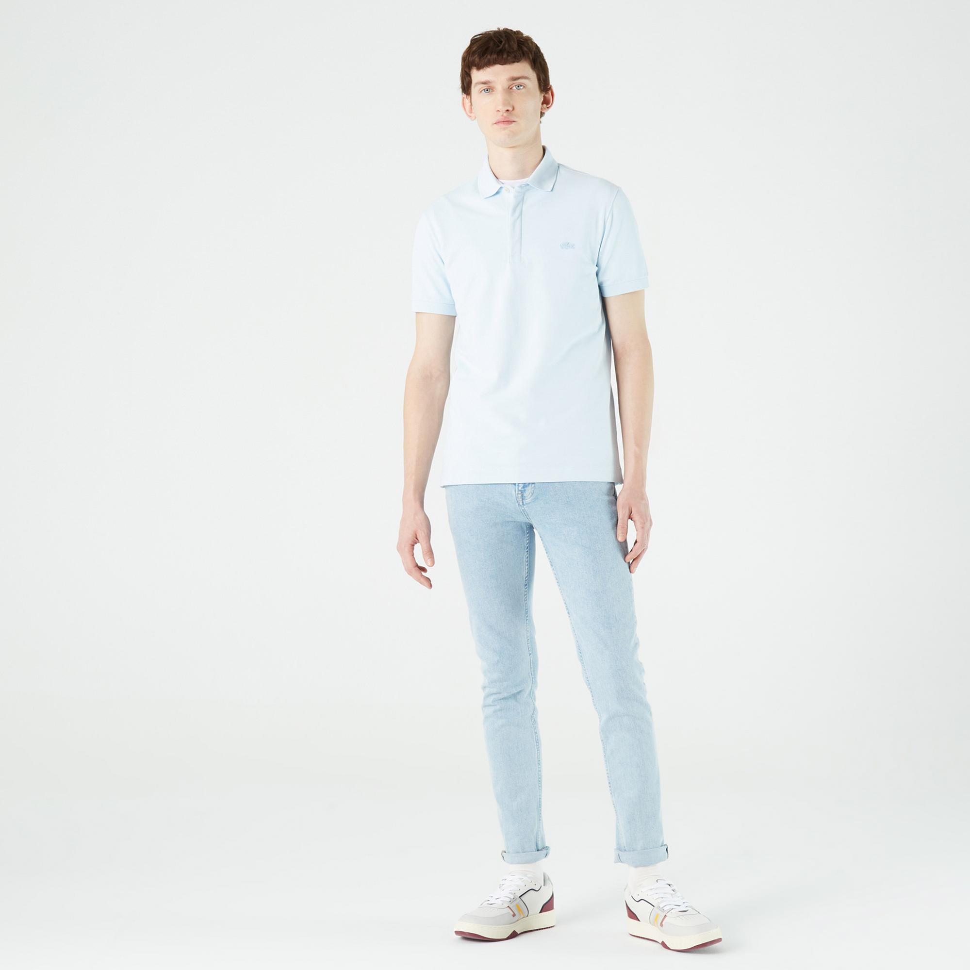 Lacoste Paris Erkek Regular Fit Açık Mavi Polo