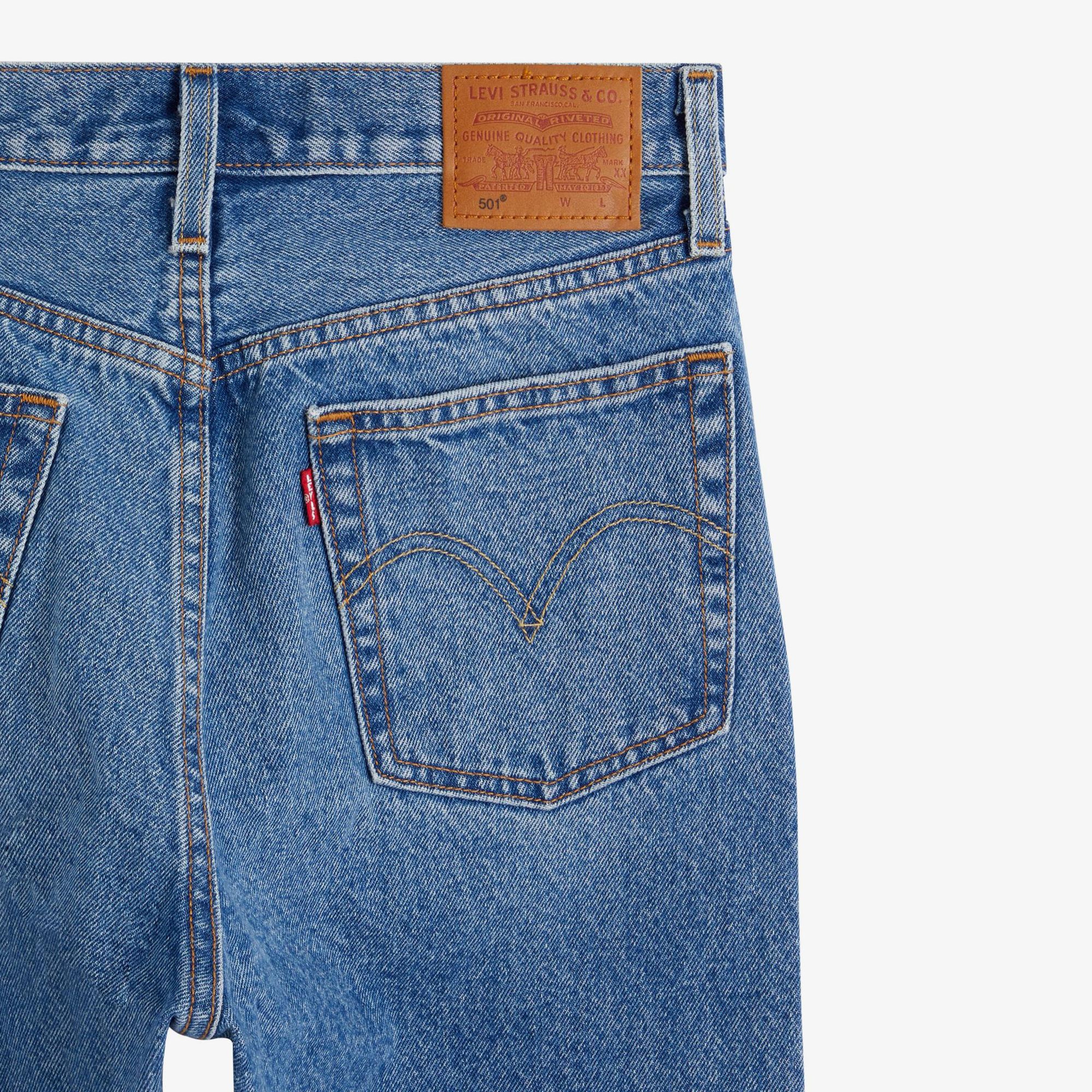 Levi's 501 Crop Must Be Mine Kadın Mavi Jean