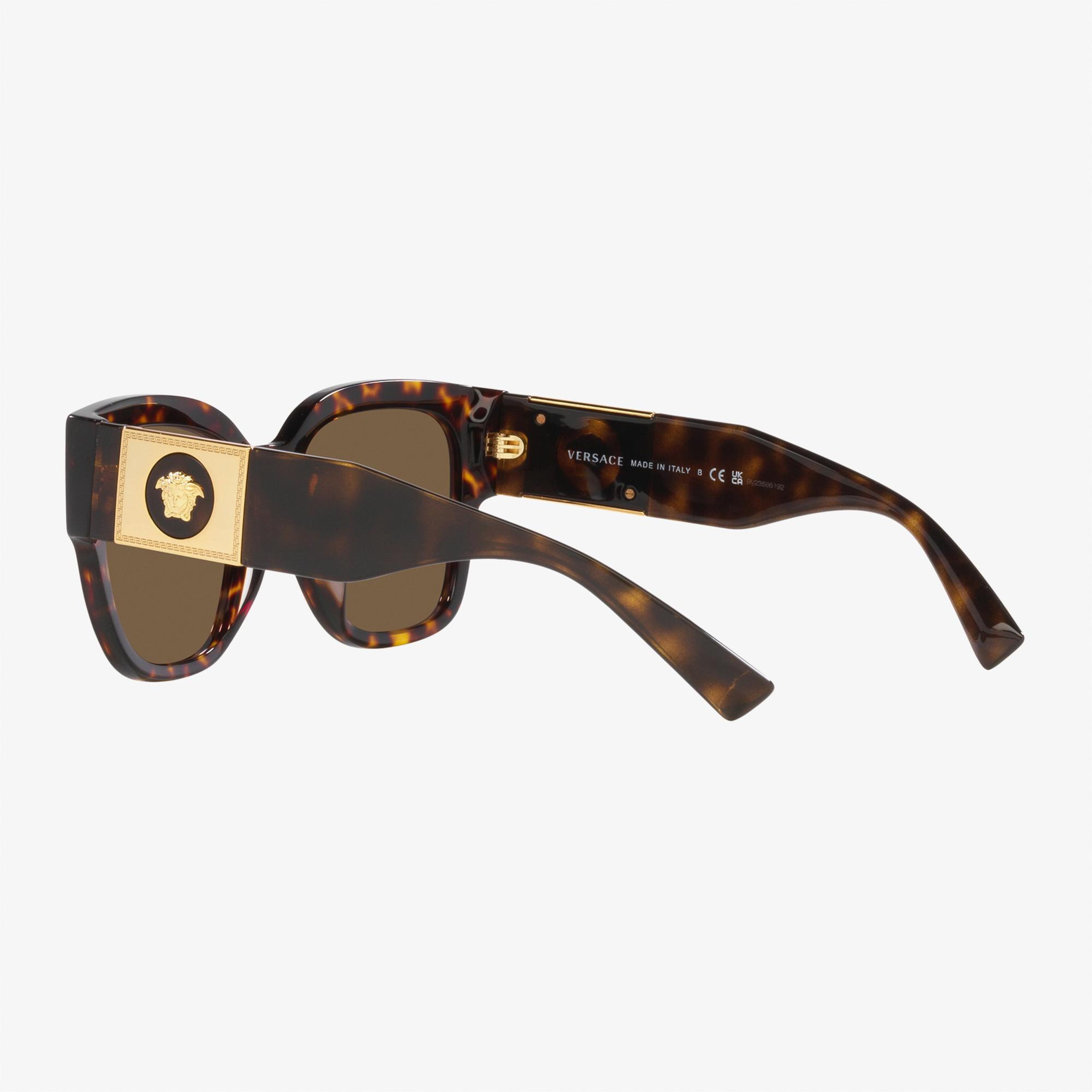 VERSACE 0VE4437U Kadın Kahverengi Güneş Gözlüğü