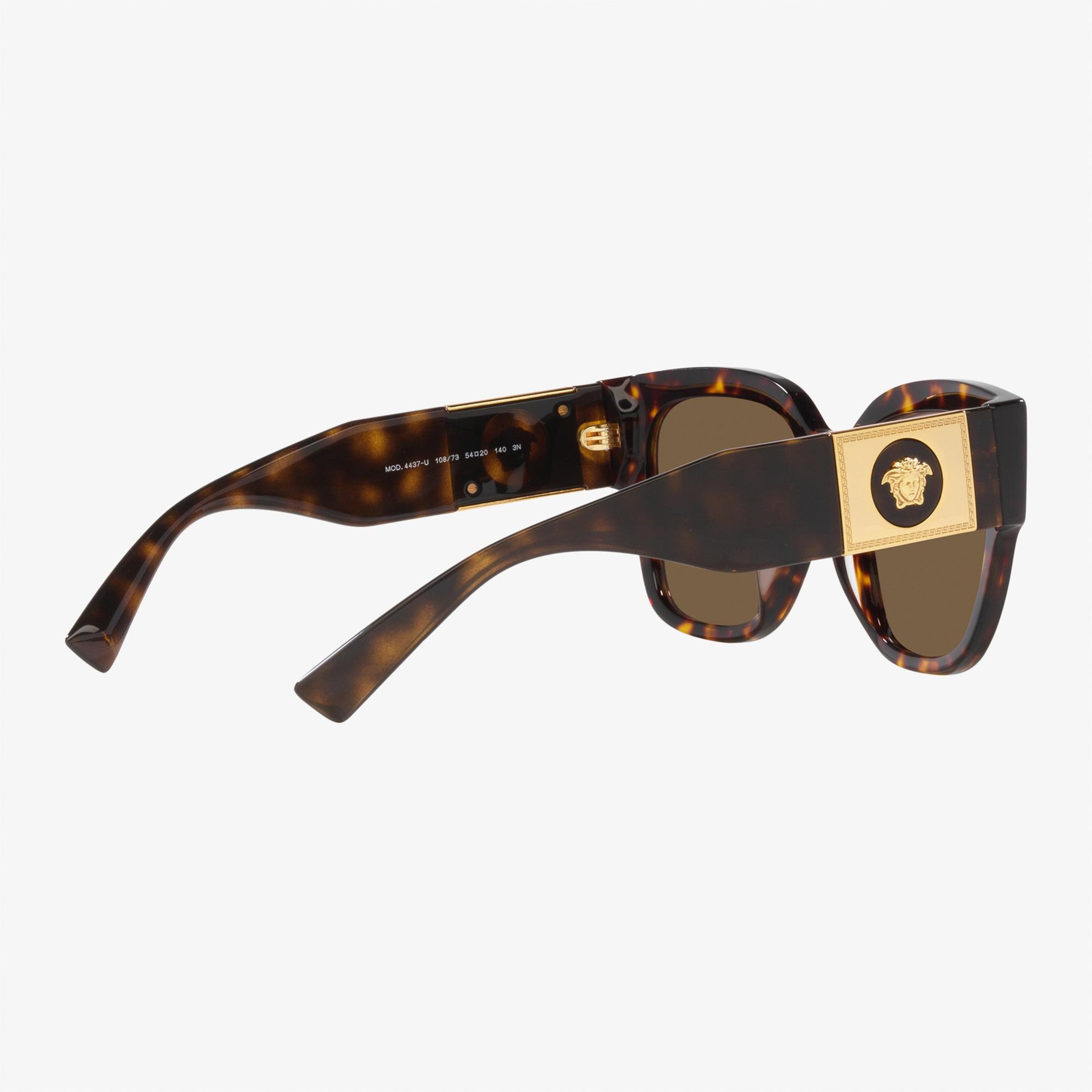 VERSACE 0VE4437U Kadın Kahverengi Güneş Gözlüğü