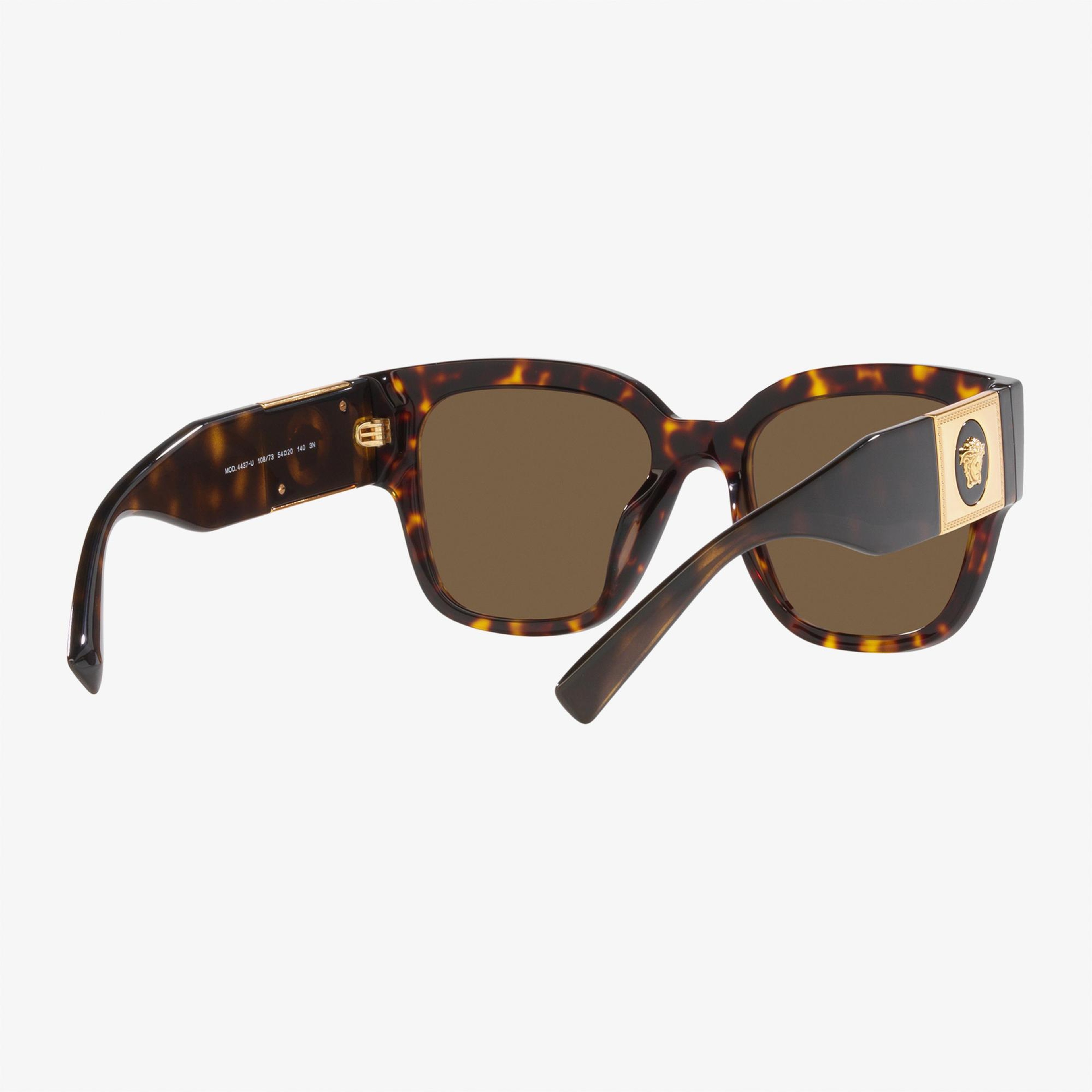 VERSACE 0VE4437U Kadın Kahverengi Güneş Gözlüğü