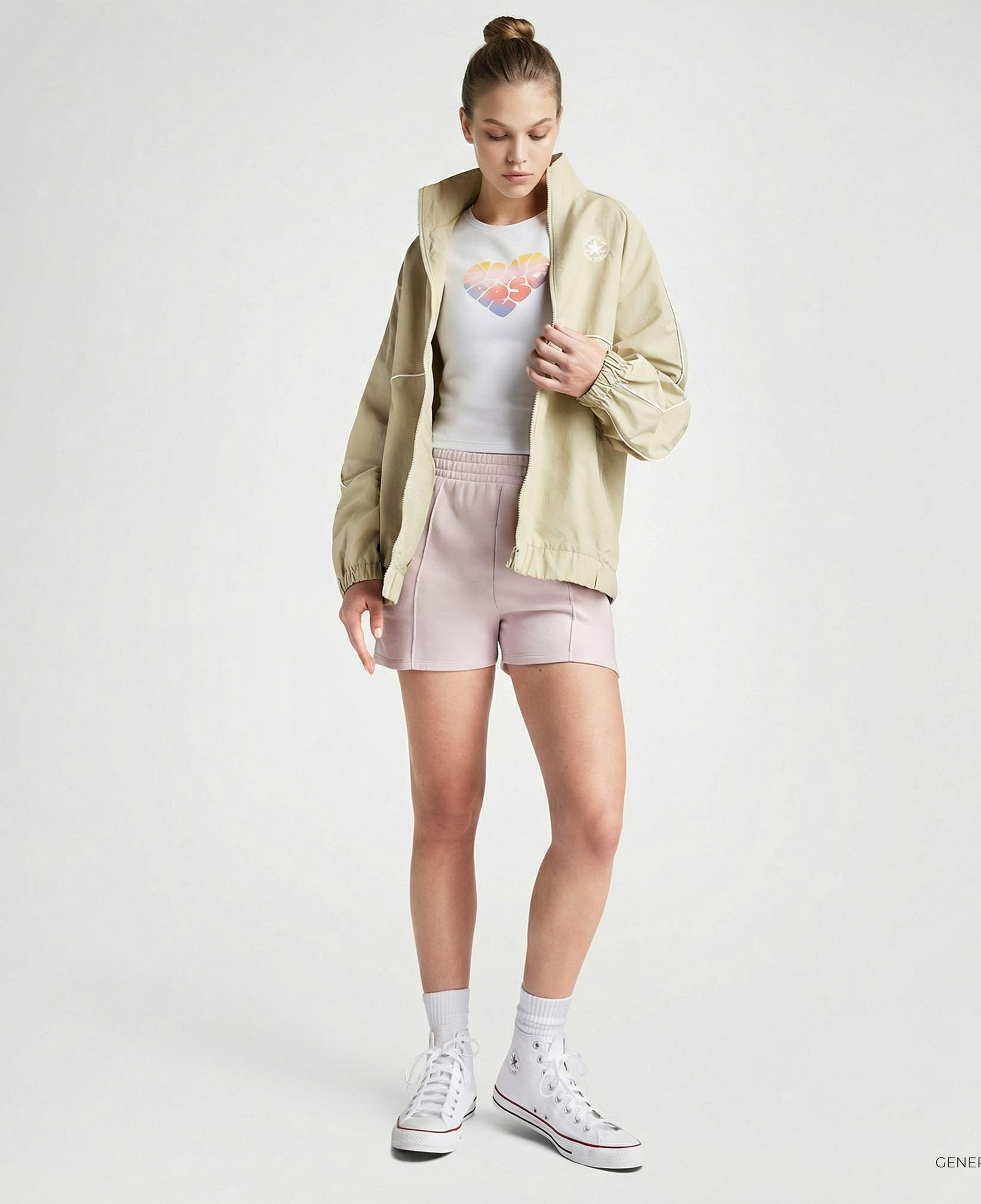 Converse Kadın Star Chevron Pembe Şort