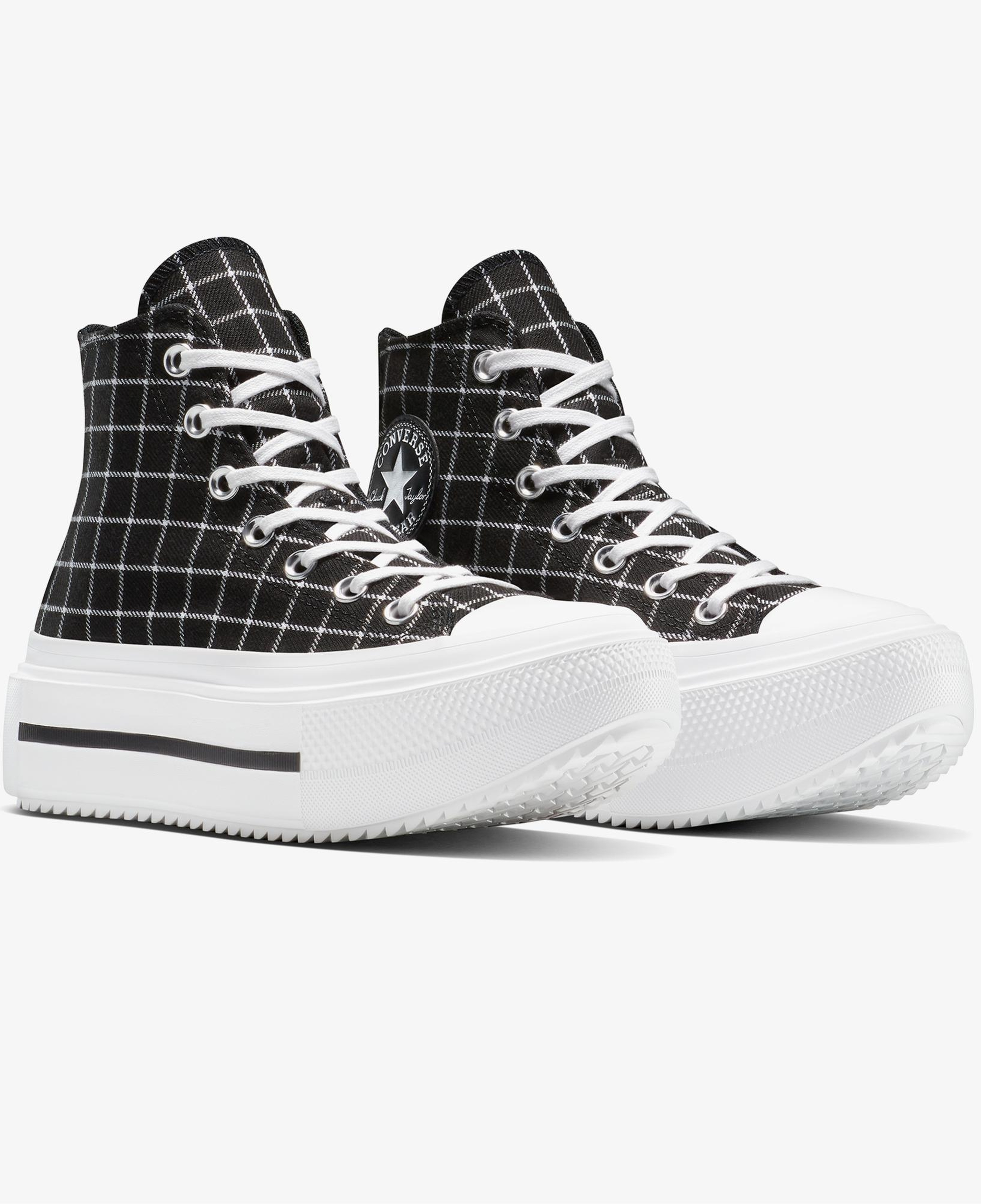Converse Chuck Taylor All Star Lift Double Stack Unisex Siyah Sneaker