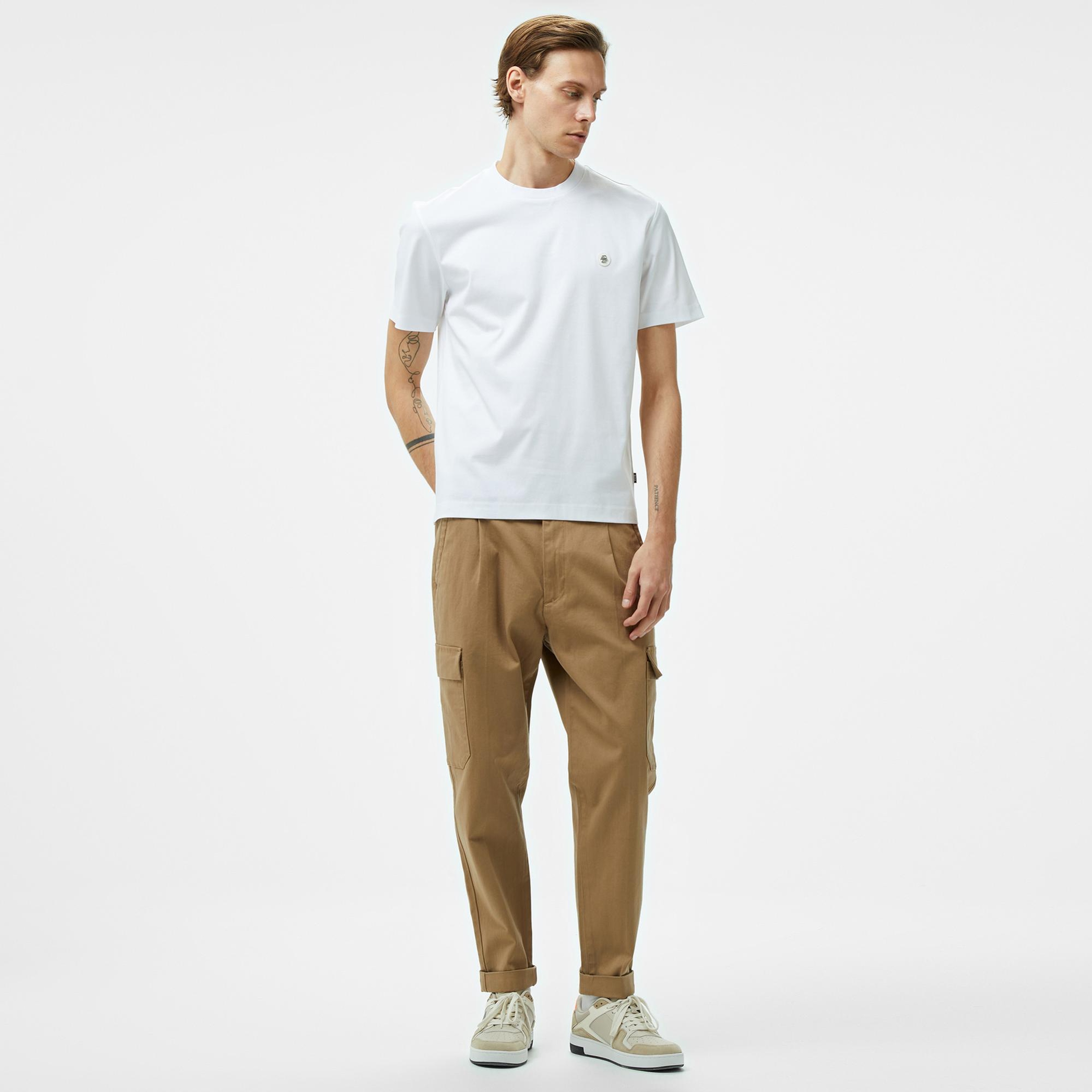 Boss Erkek Beyaz T-Shirt