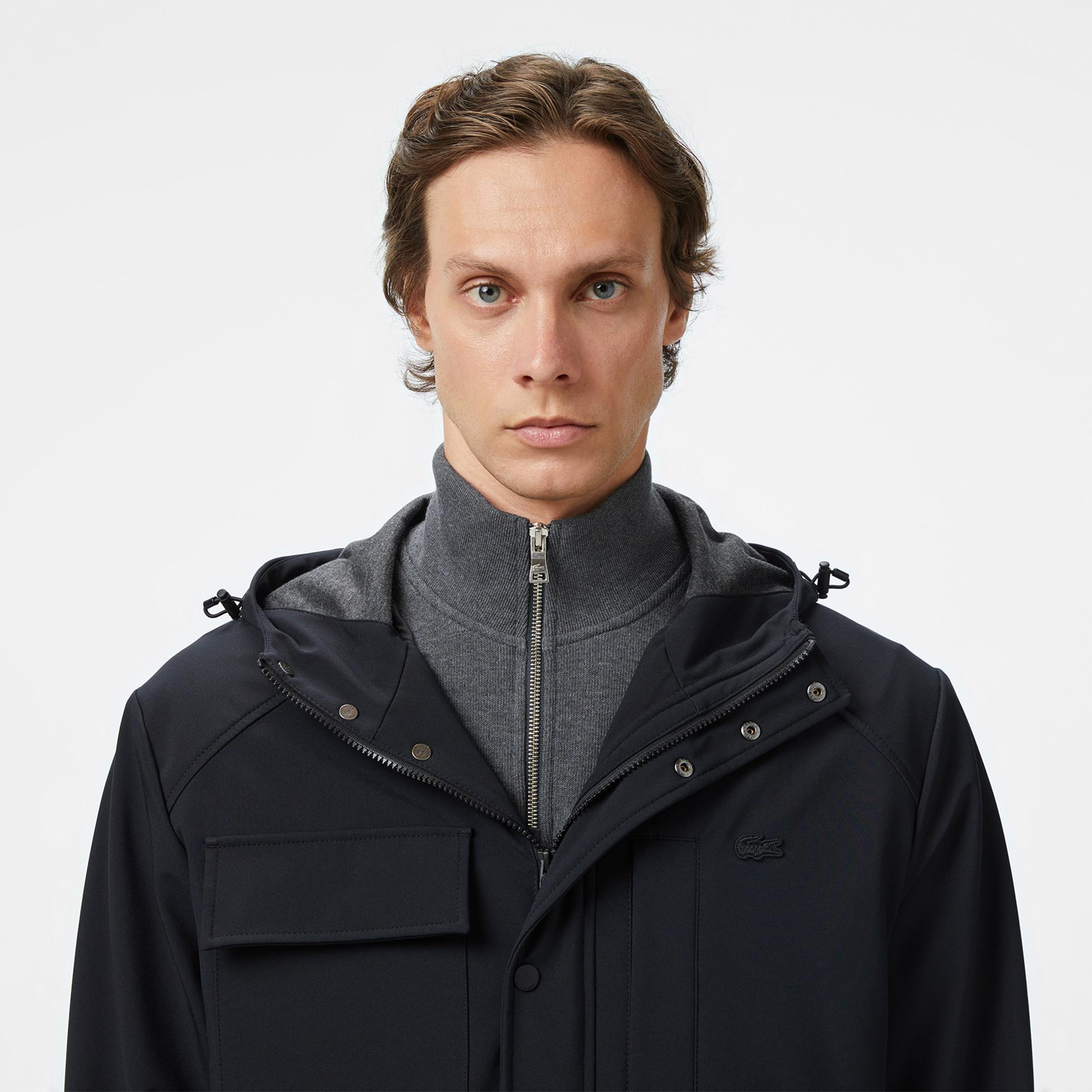 Lacoste Erkek Siyah Mont