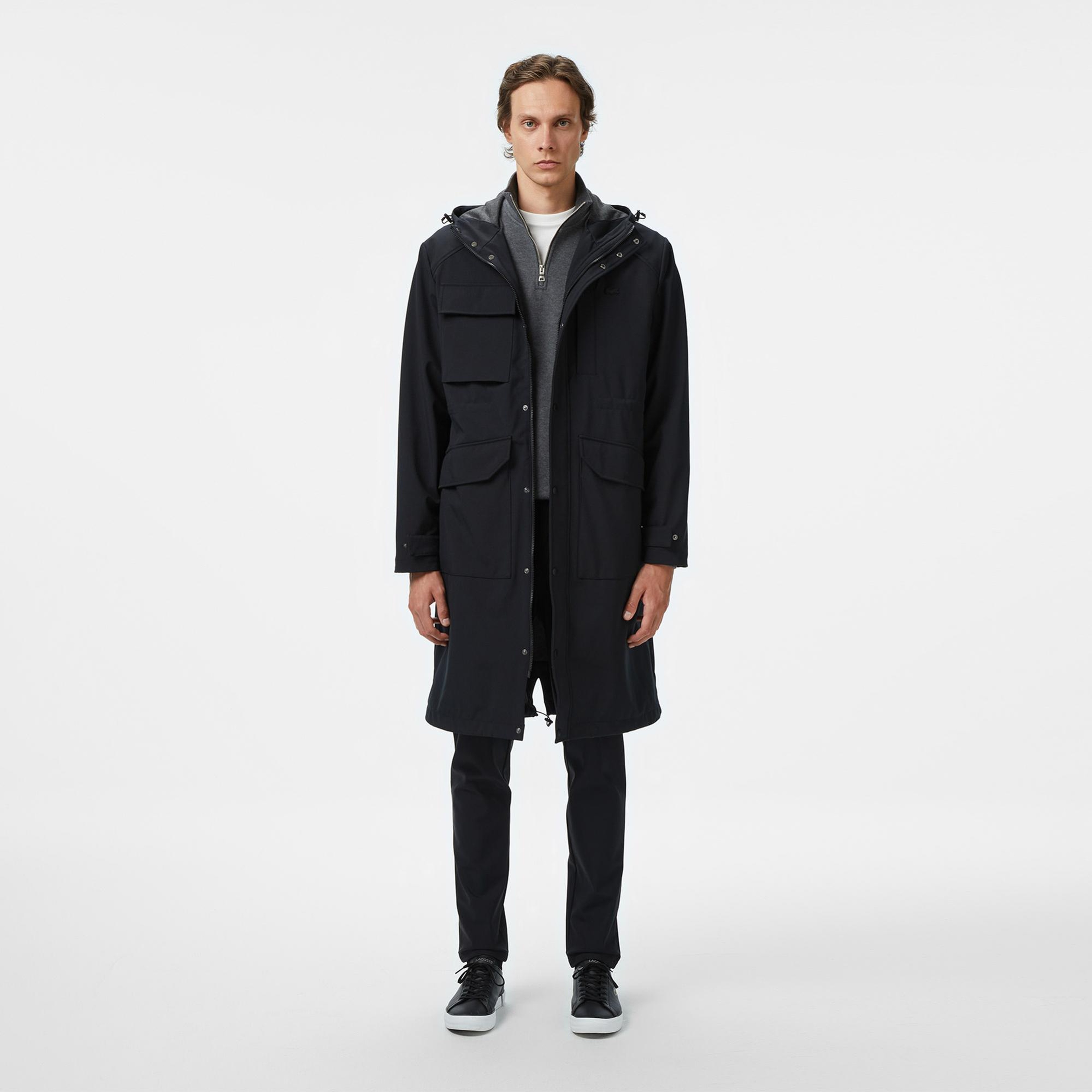 Lacoste Erkek Siyah Mont