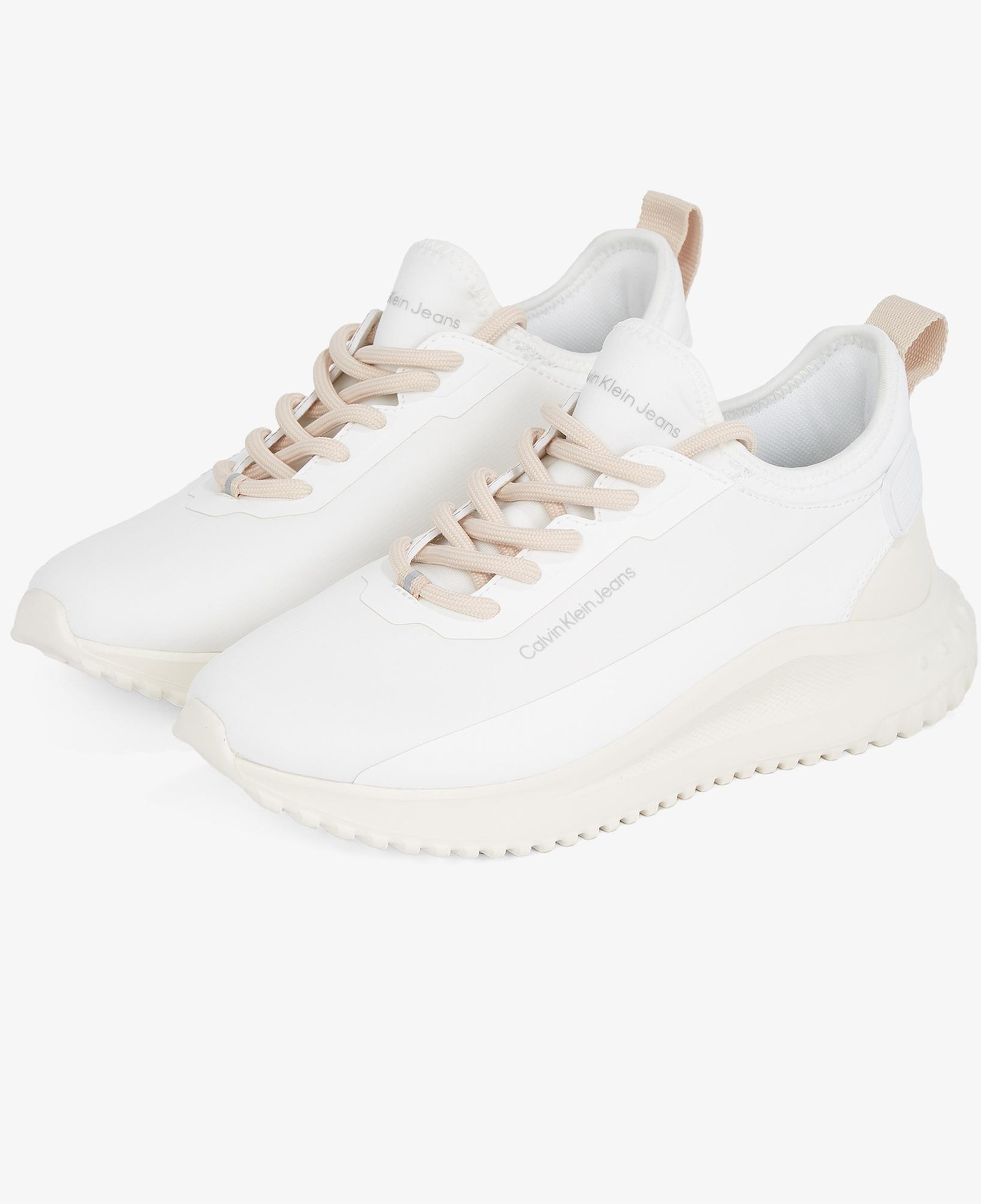 Calvin Klein Eva Runner So Mix İn Hitech Kadın Beyaz Sneaker