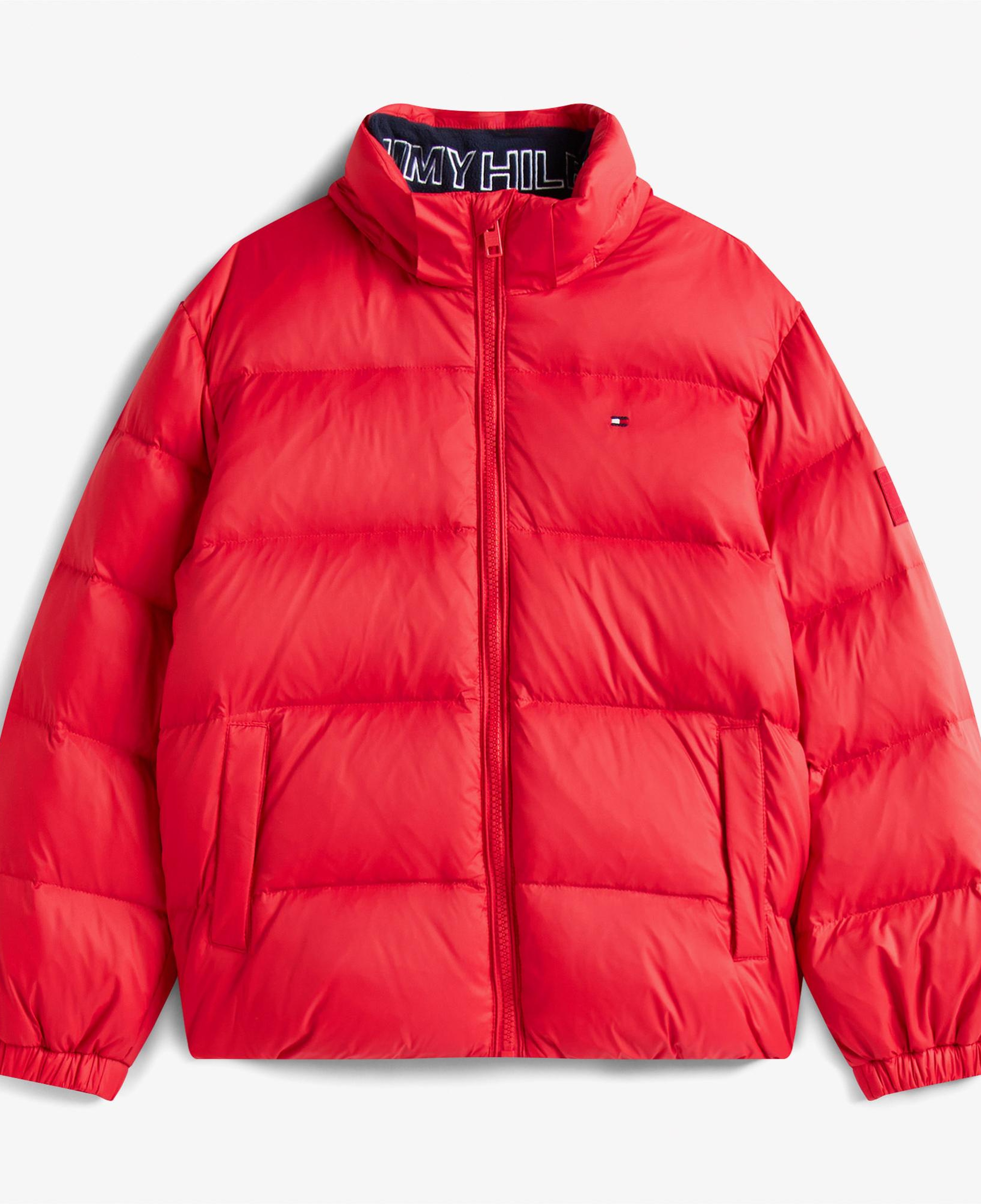 Tommy Hilfiger Essential Down Çocuk Puffer Kırmızı Mont