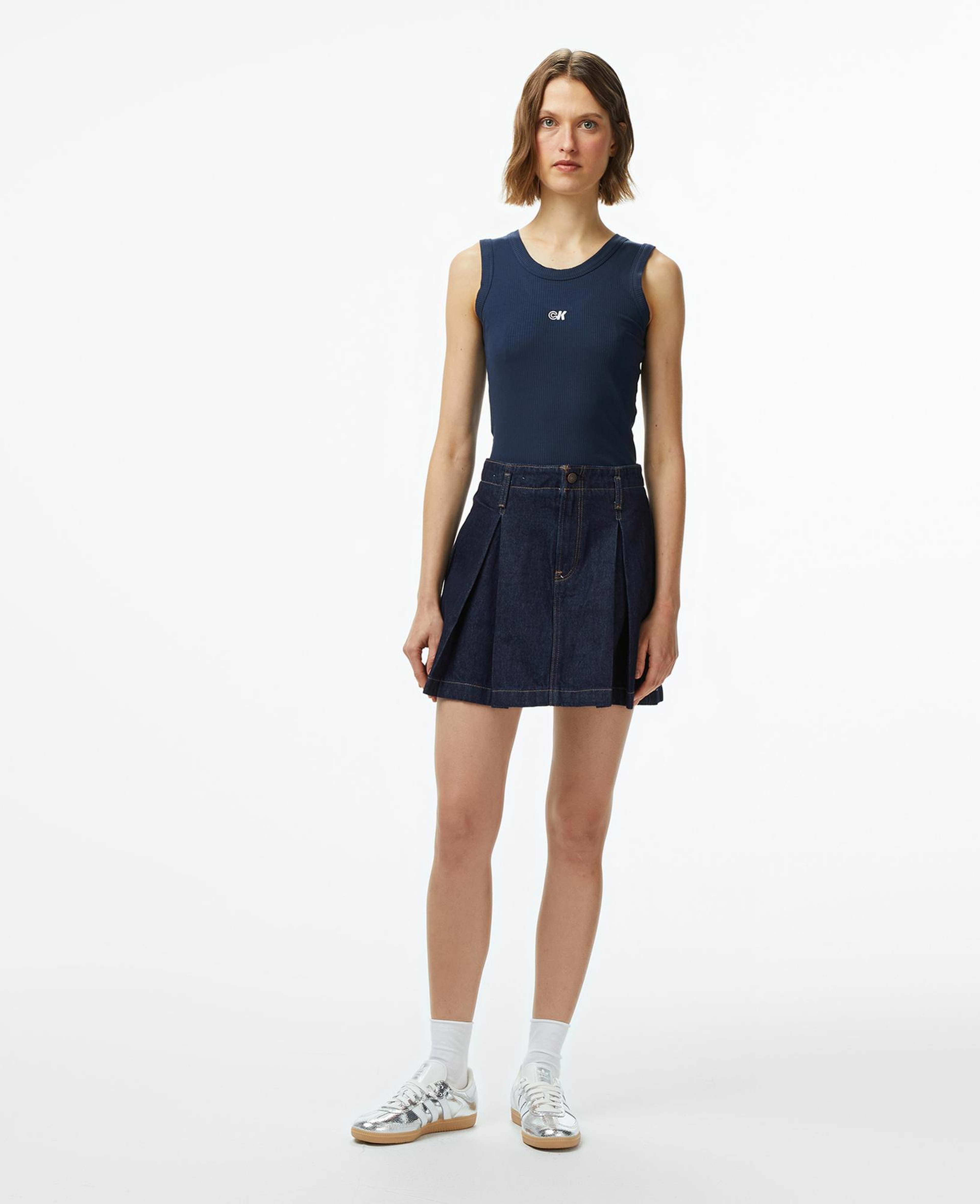 Calvin Klein Modal Tank Essential Kadın Lacivert T-Shirt