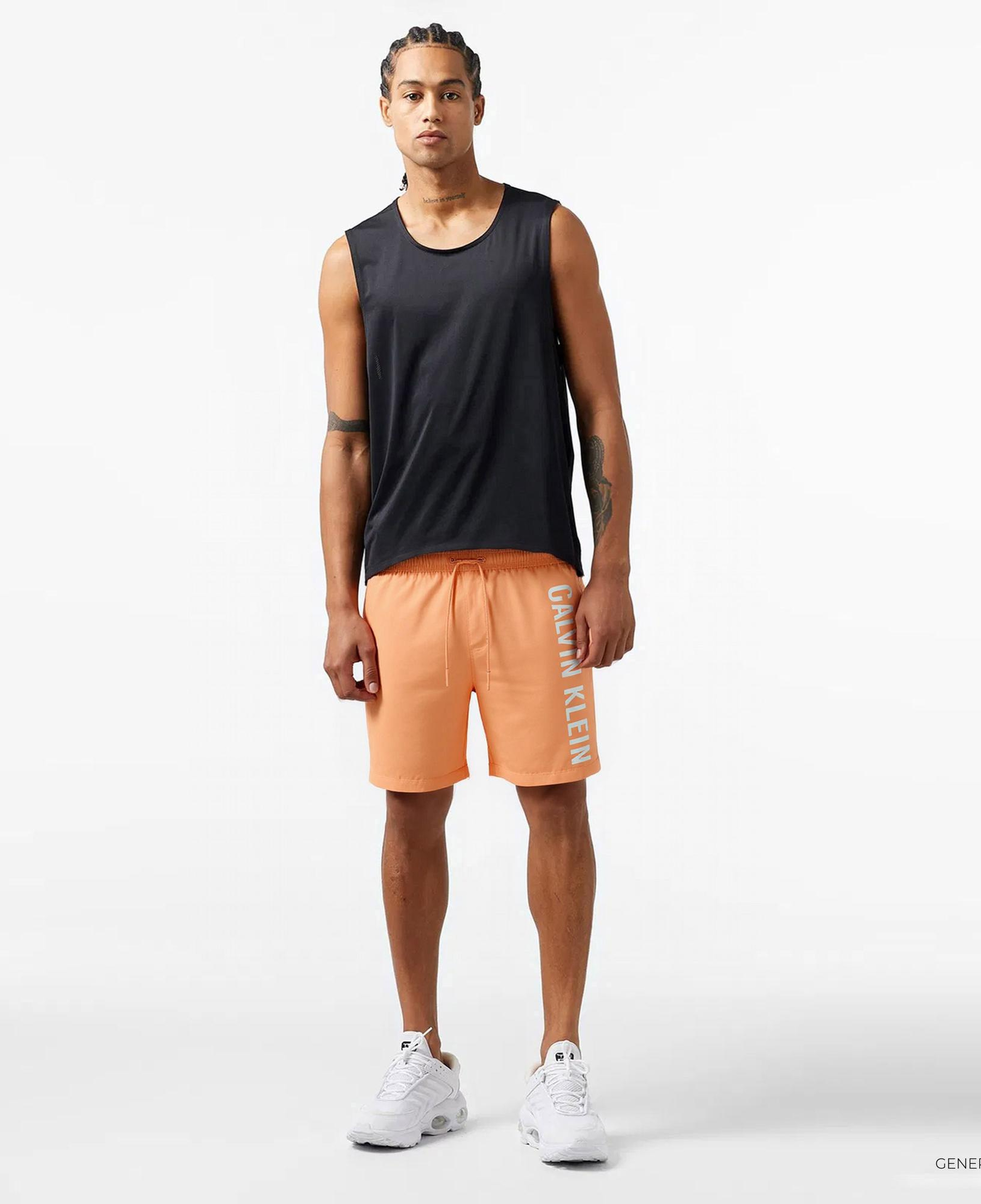 Calvin Klein Intense Power Erkek Turuncu Deniz Şortu