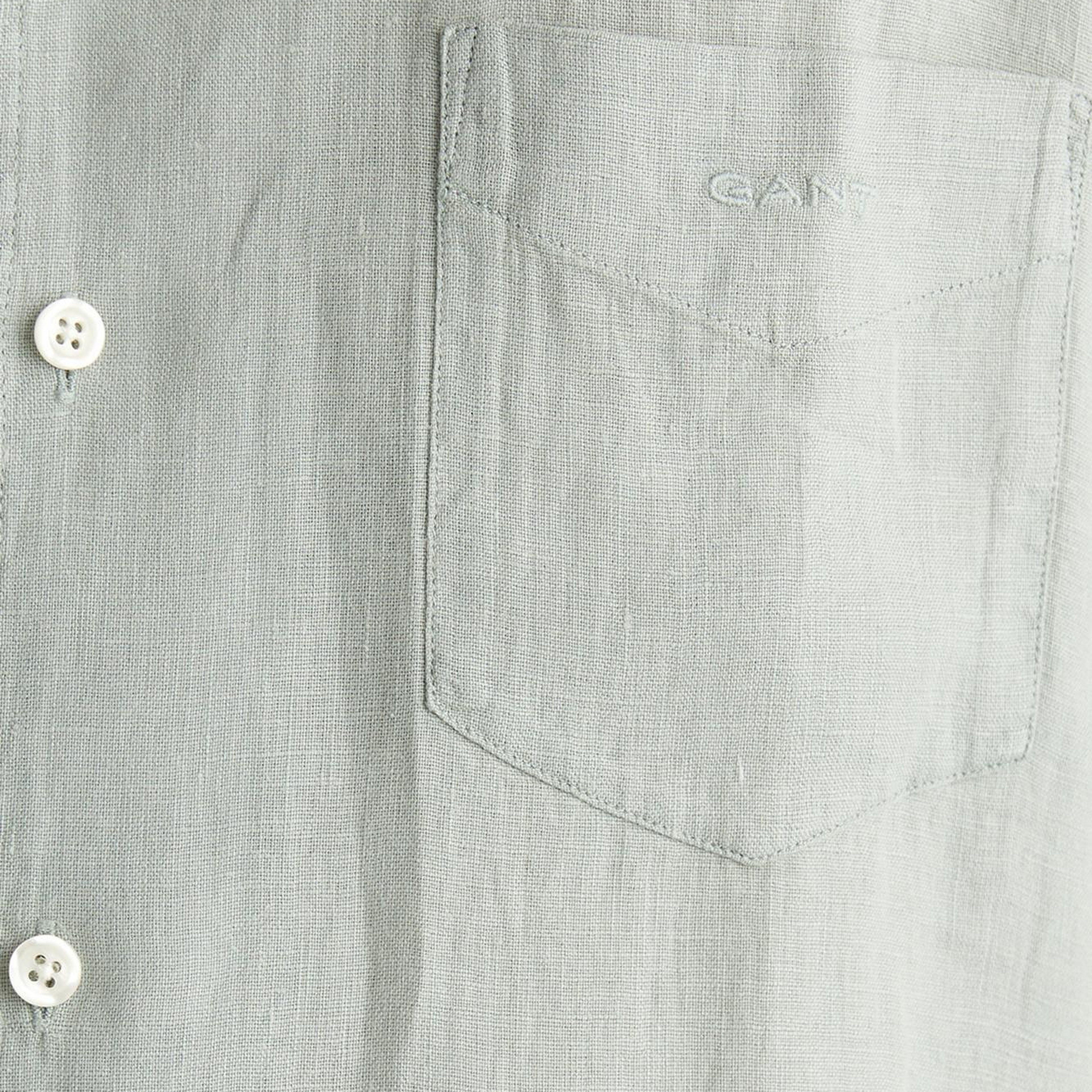 GANT Erkek Yeşil Düğmeli Yaka Gömlek