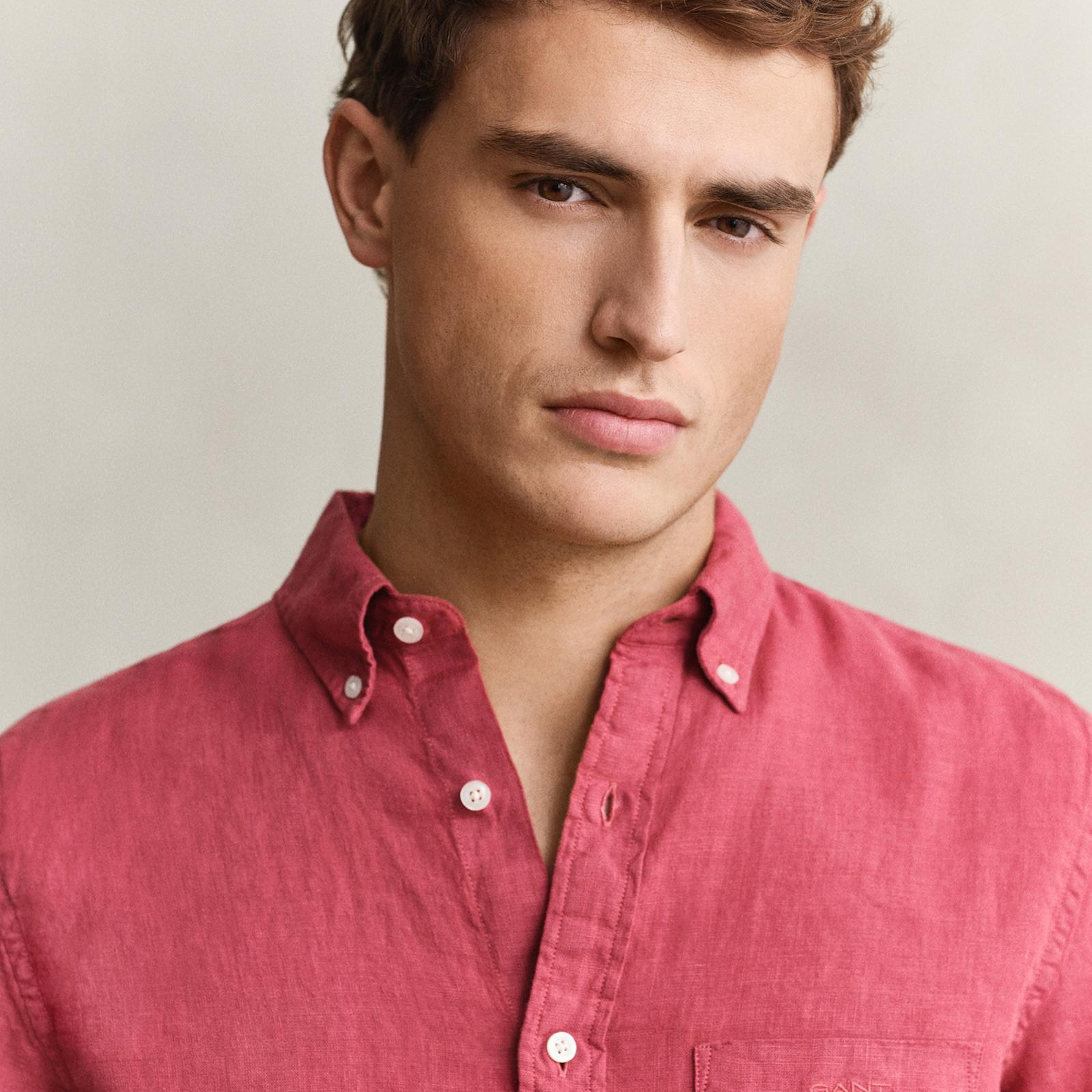 GANT Erkek Turuncu Regular Fit Gömlek