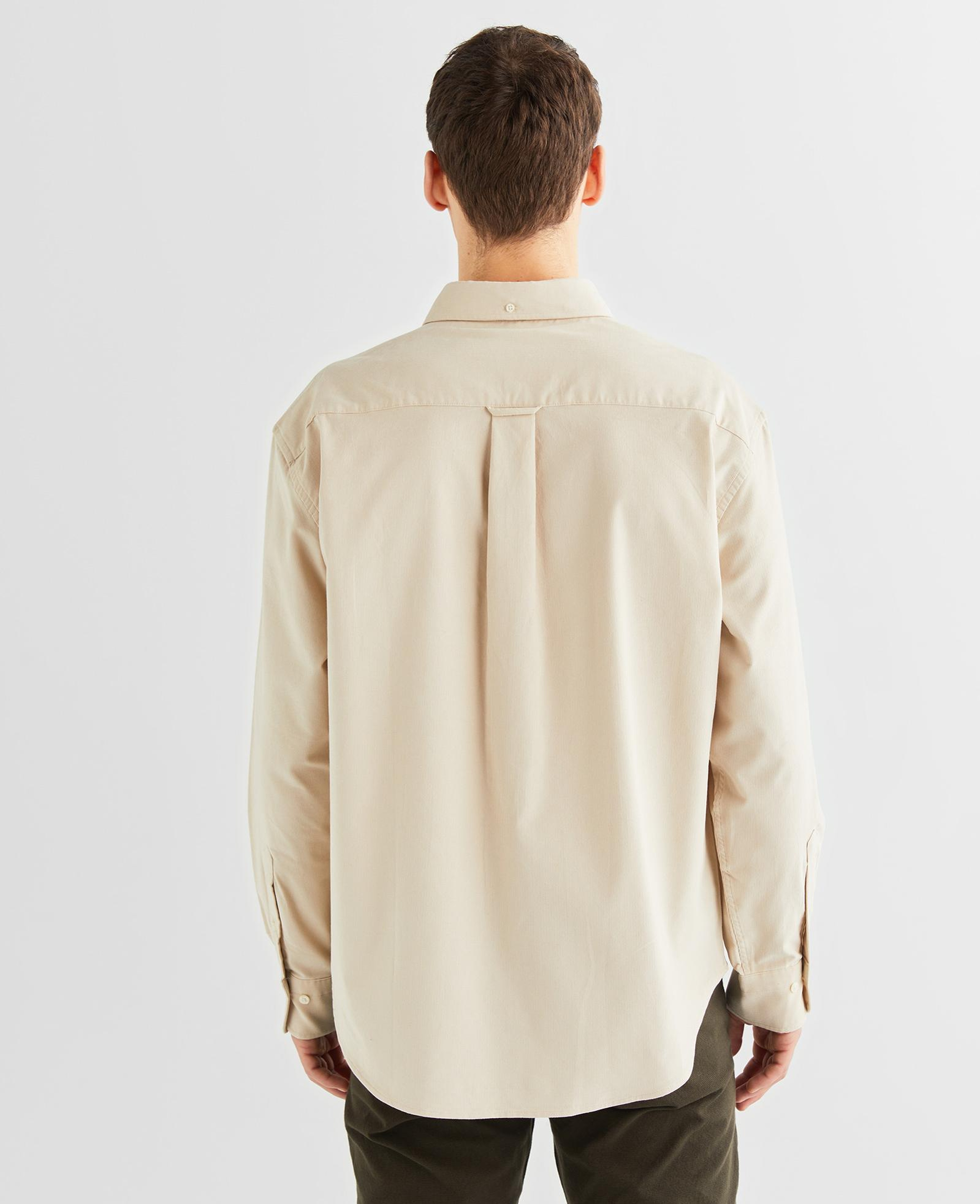 GANT Erkek Bej Relaxed Fit Düğmeli Yaka Gömlek
