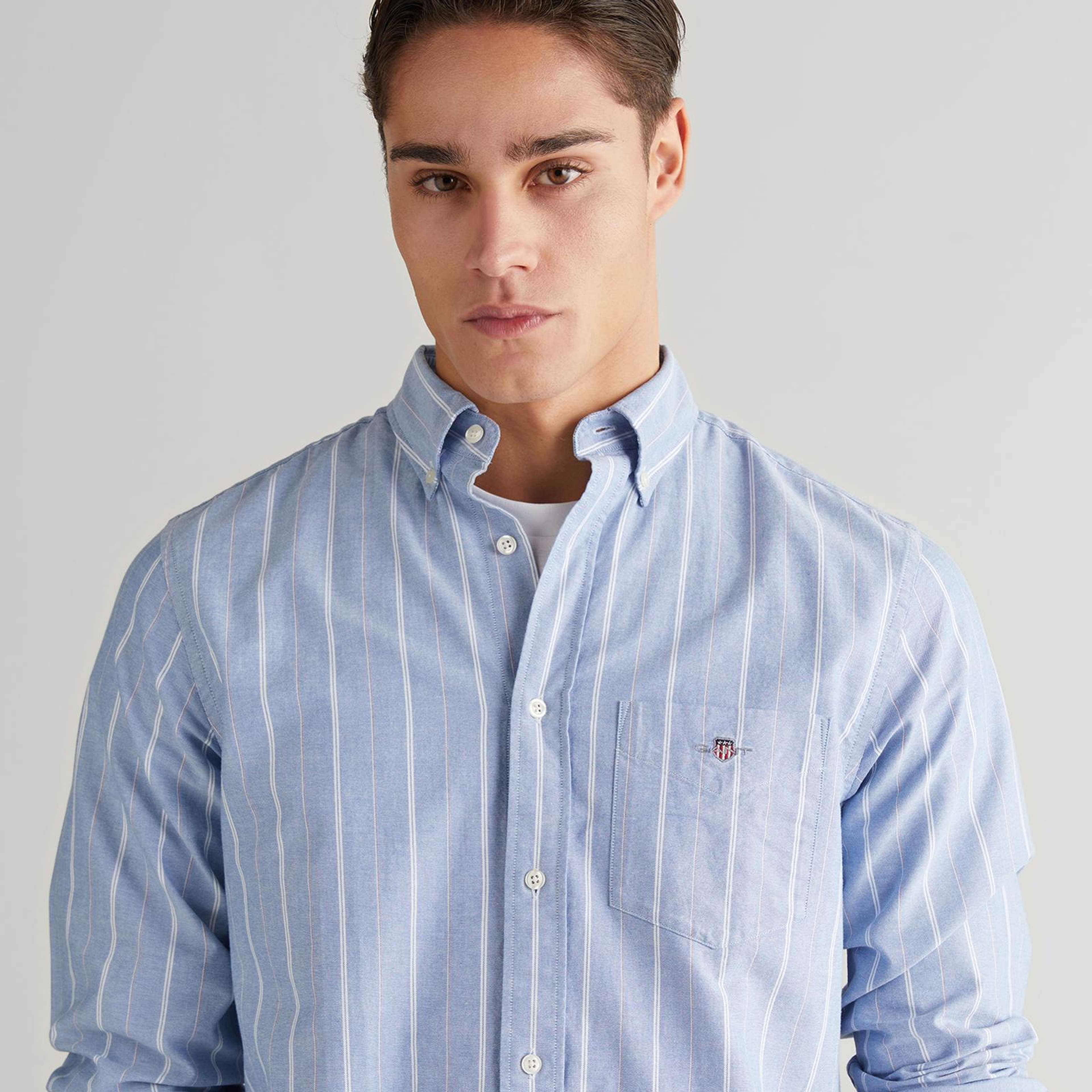 GANT Erkek Mavi Regular Fit Düğmeli Gömlek