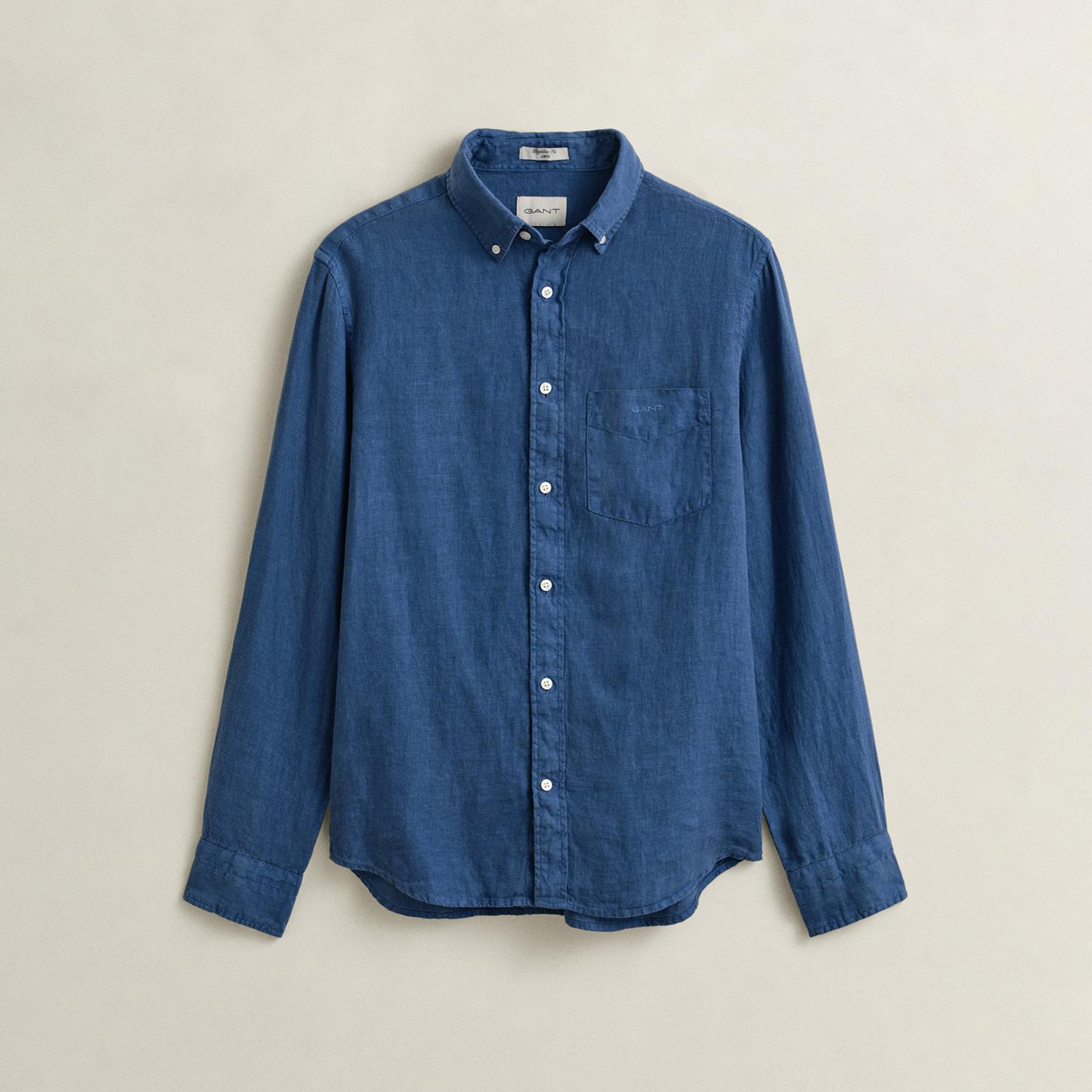 GANT Erkek Mavi Regular Fit Gömlek