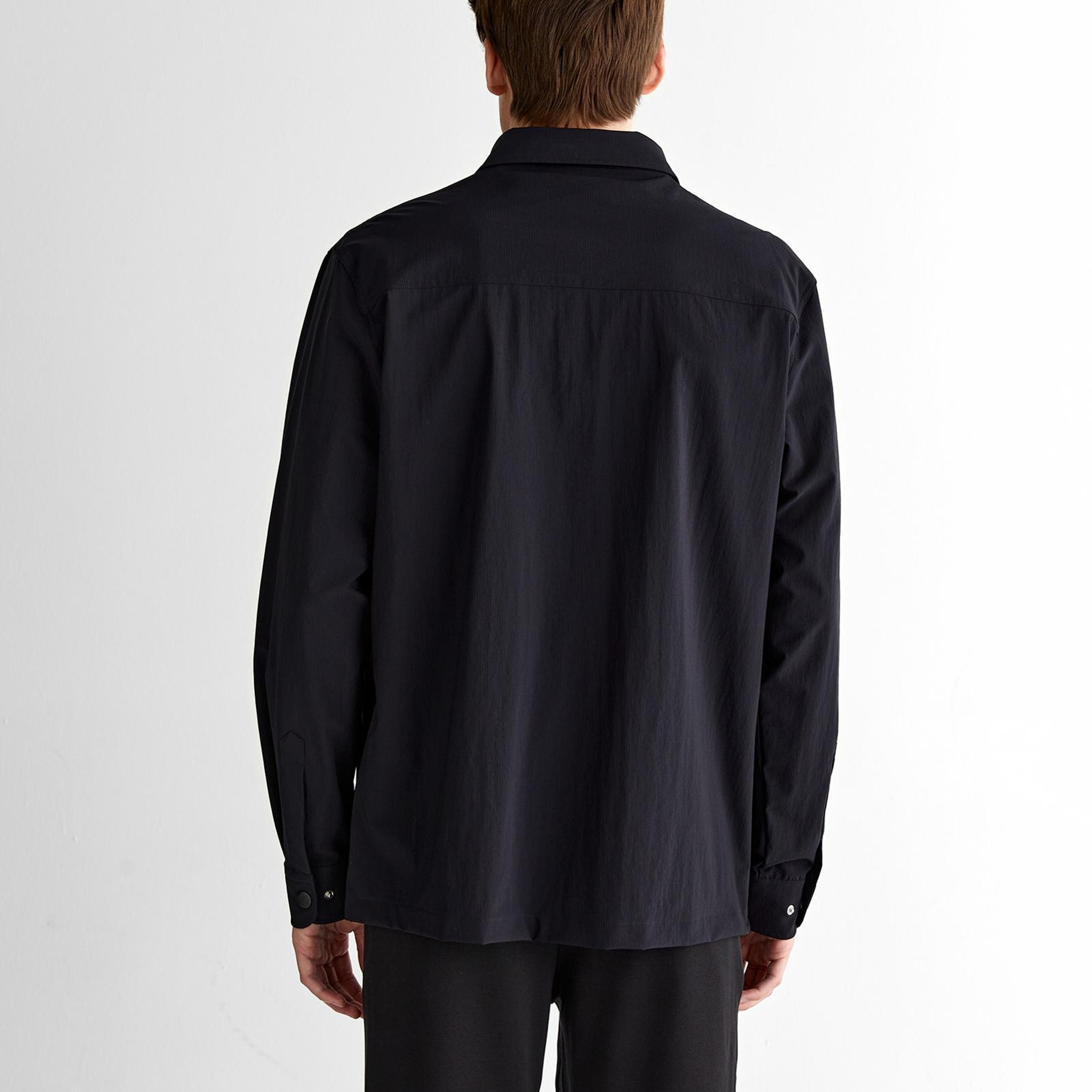 GANT Erkek Lacivert Relaxed Fit Klasik Yaka Gömlek