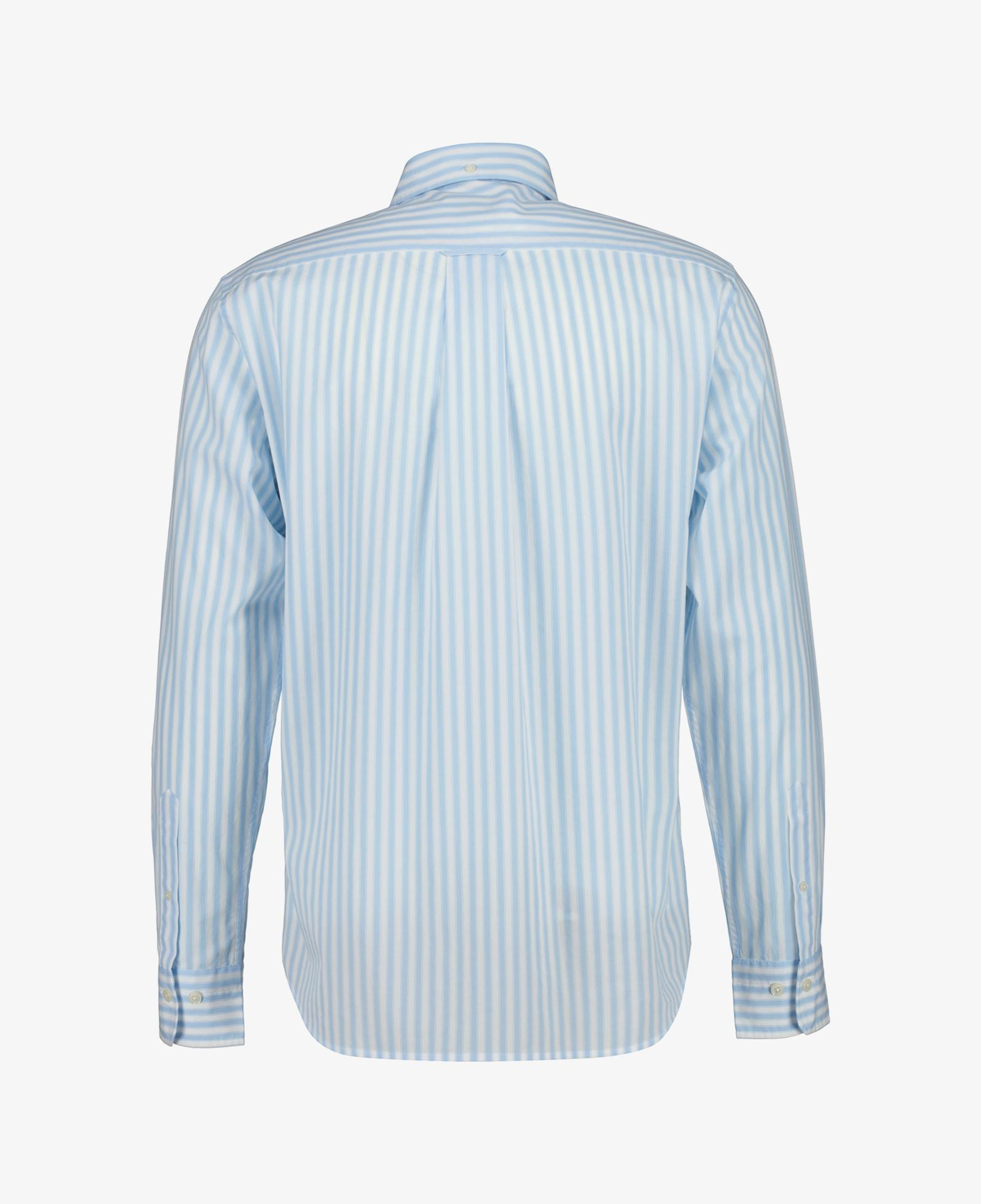 GANT Erkek Mavi Regular Fit Çizgili Logolu Gömlek