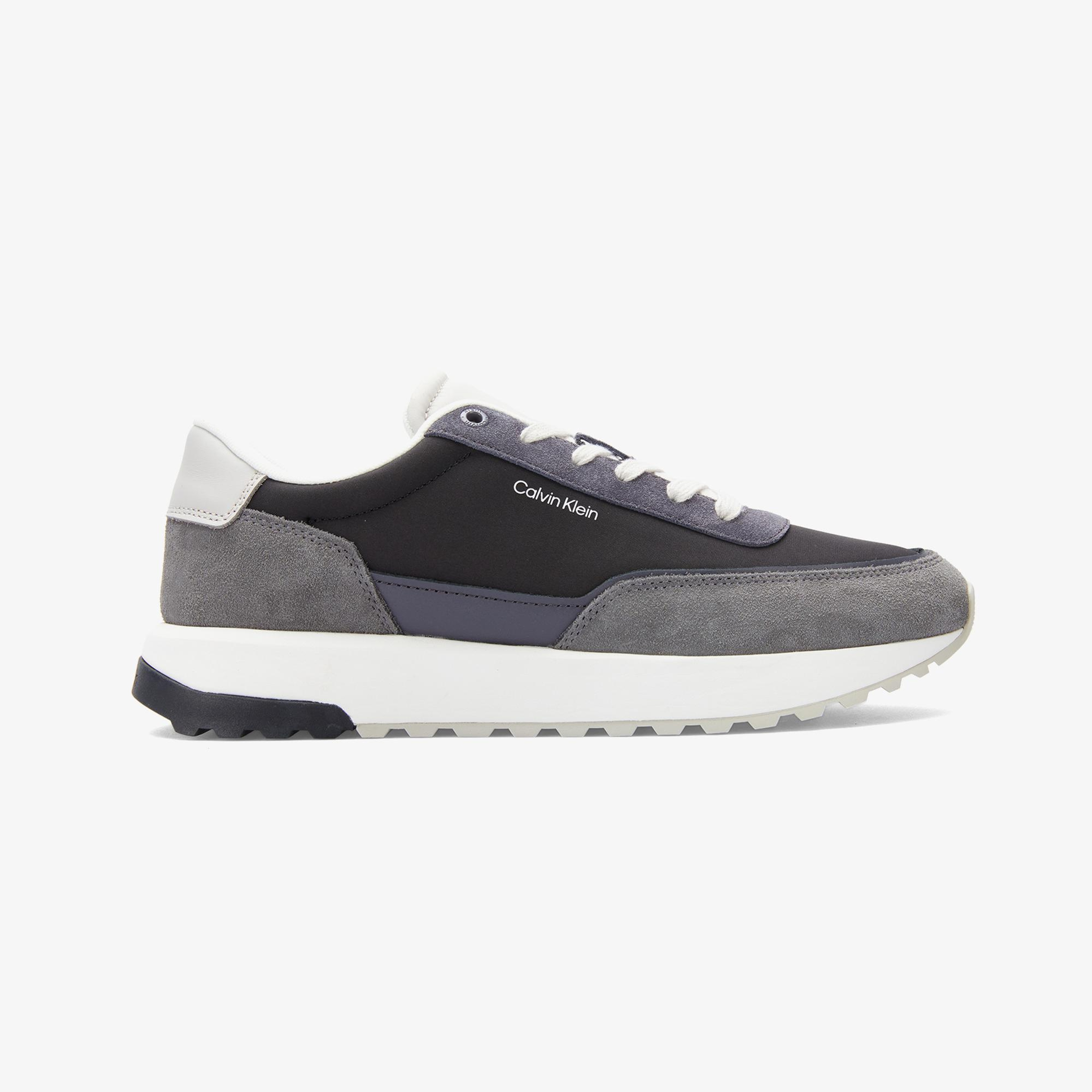 Calvin Klein Low Top Lace Up Repreve Mix Erkek Gri Sneaker
