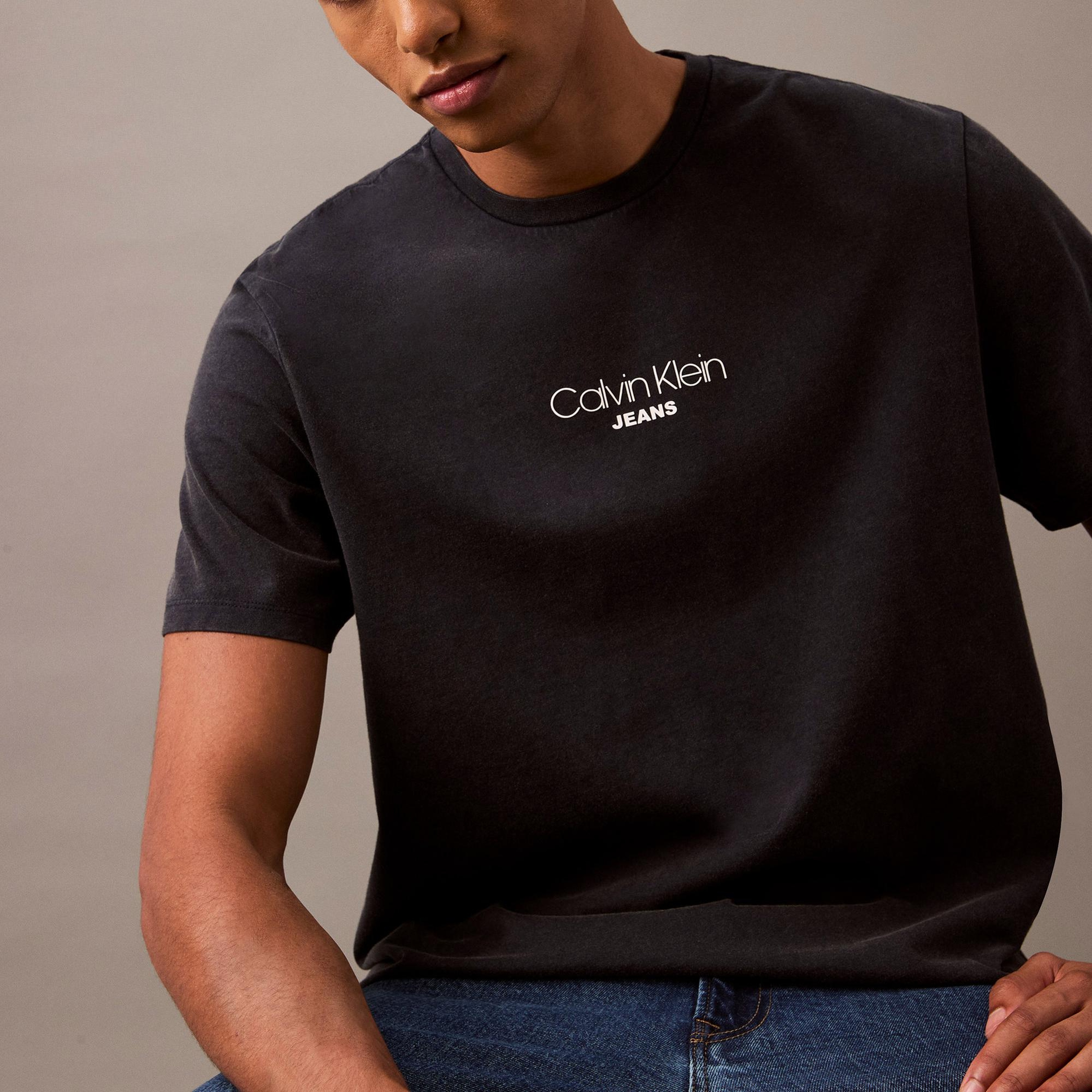 Calvin Klein 20S Erkek Siyah T-Shirt