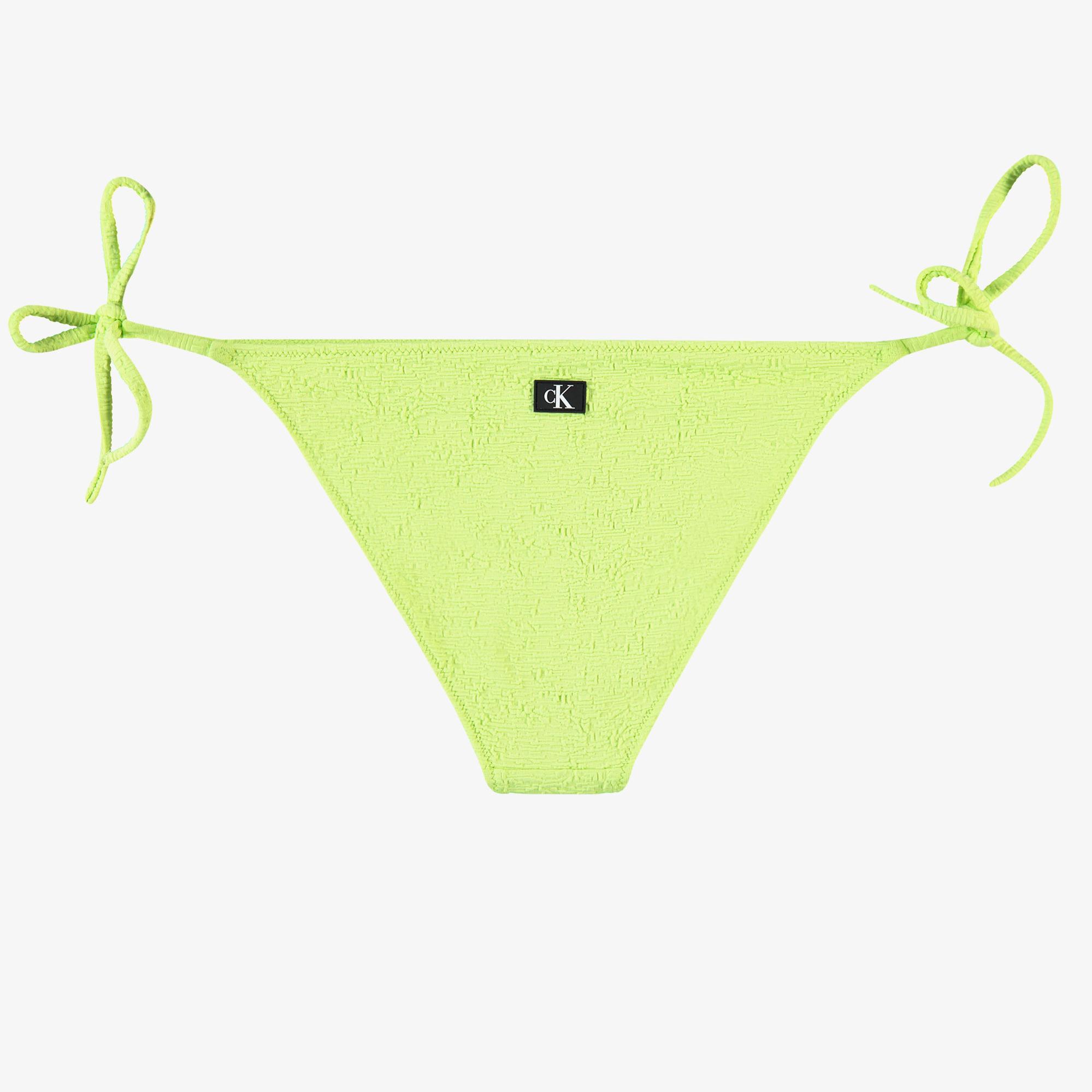 Calvin Klein Monogram Texture Kadın Yeşil Bikini Altı