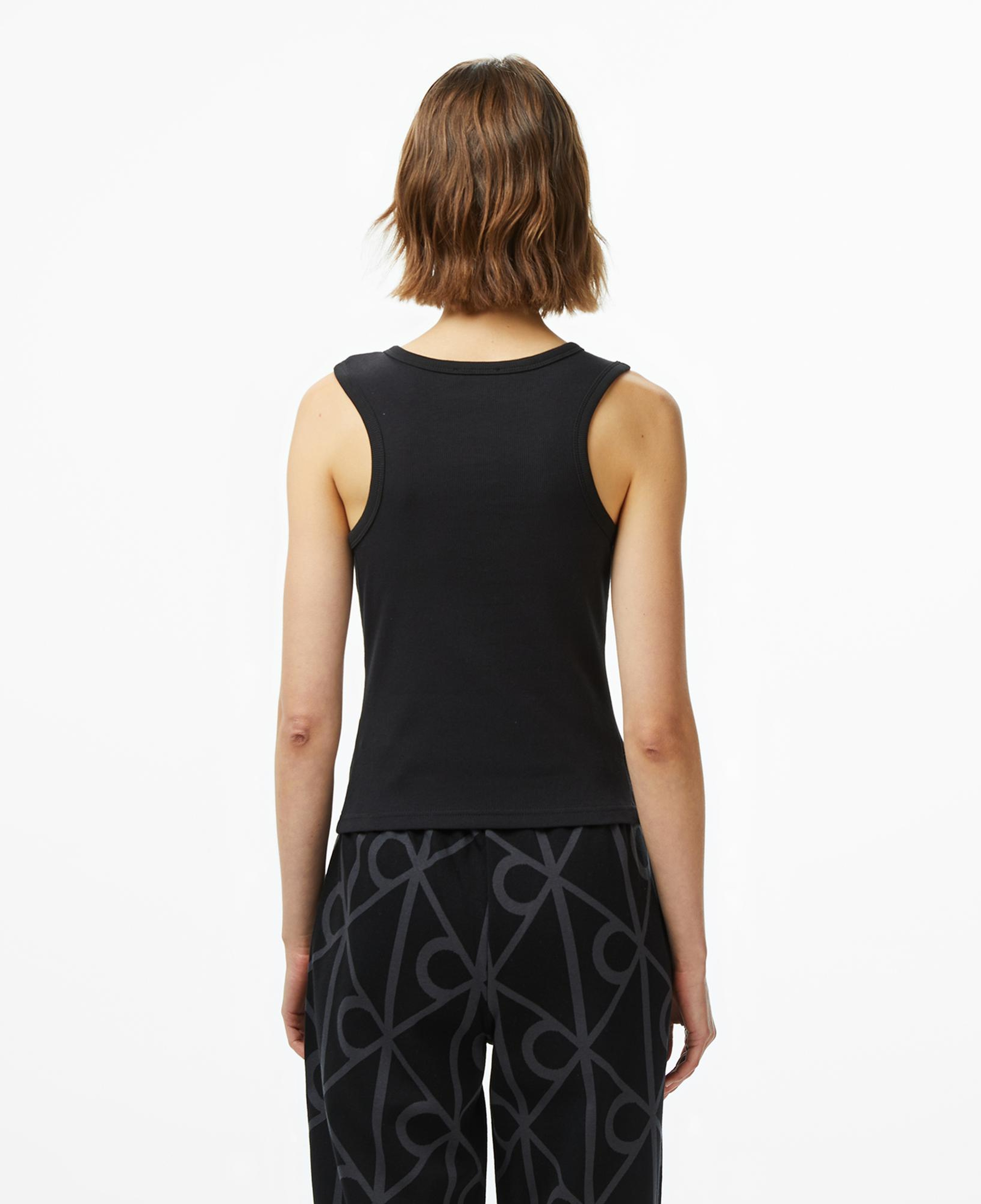 Calvin Klein Woven Label Kadın Siyah T-Shirt