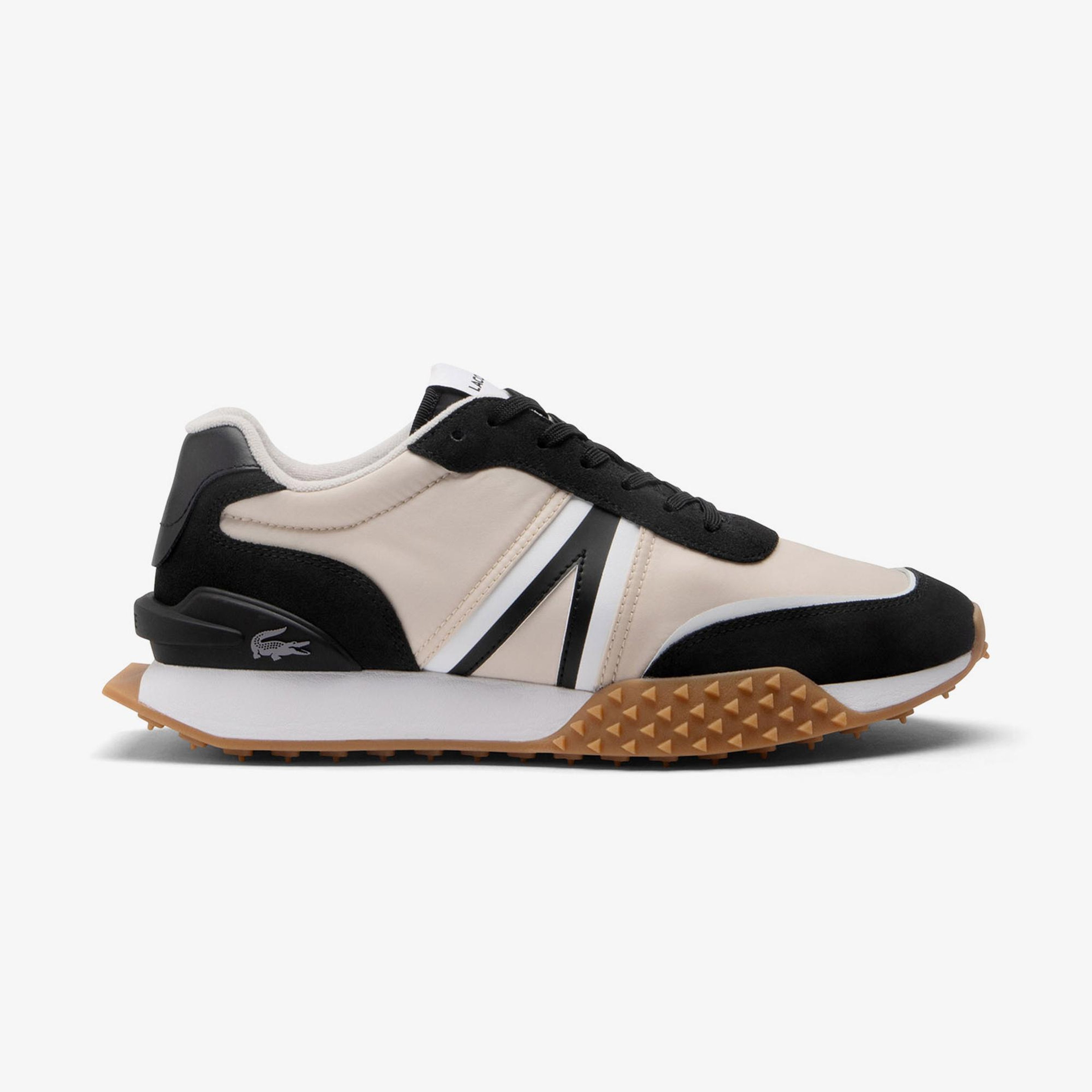 Lacoste L-Spin Deluxe Erkek Siyah/Beyaz Sneaker