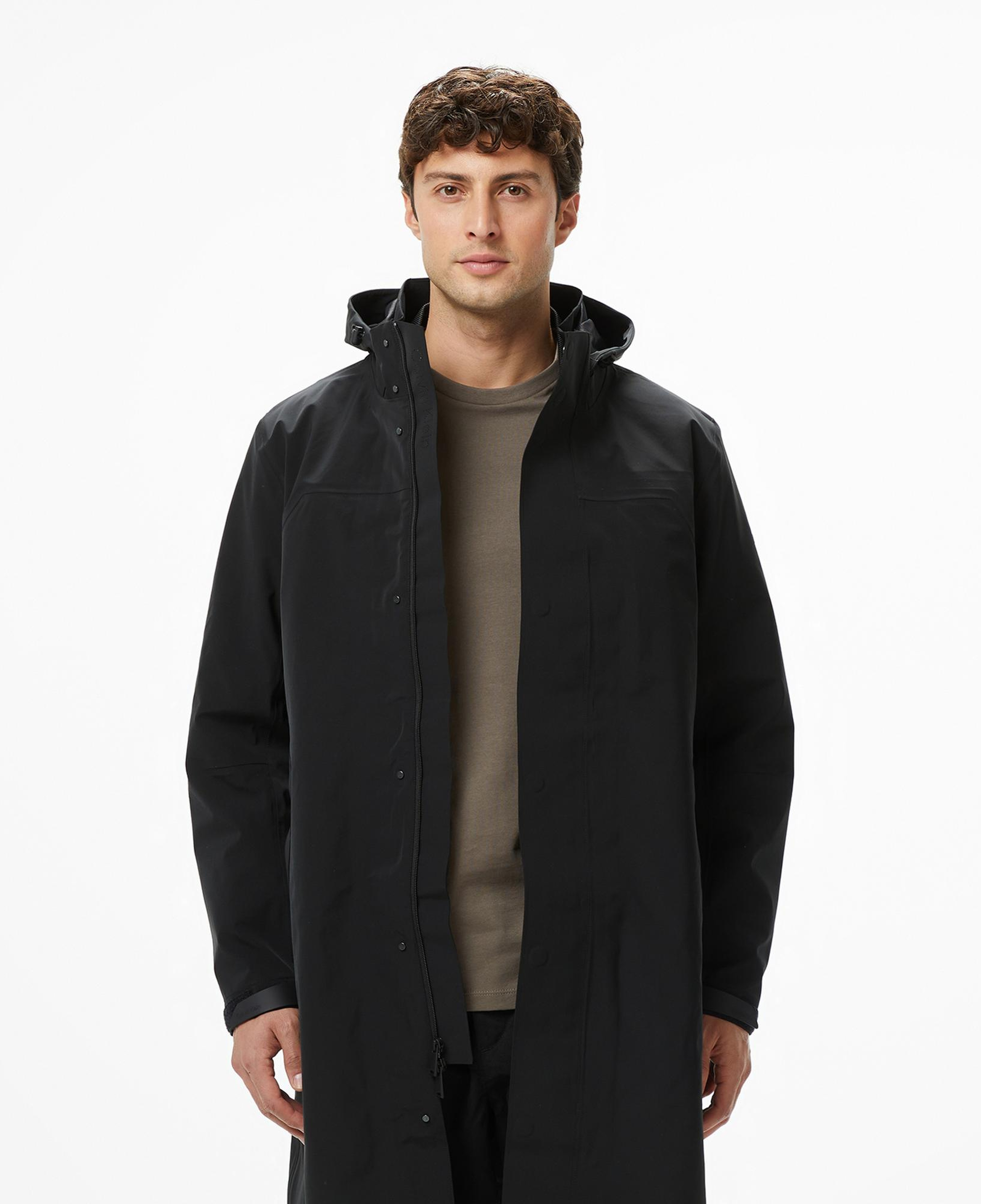 Calvin Klein Tech Hooded City Erkek Siyah Mont