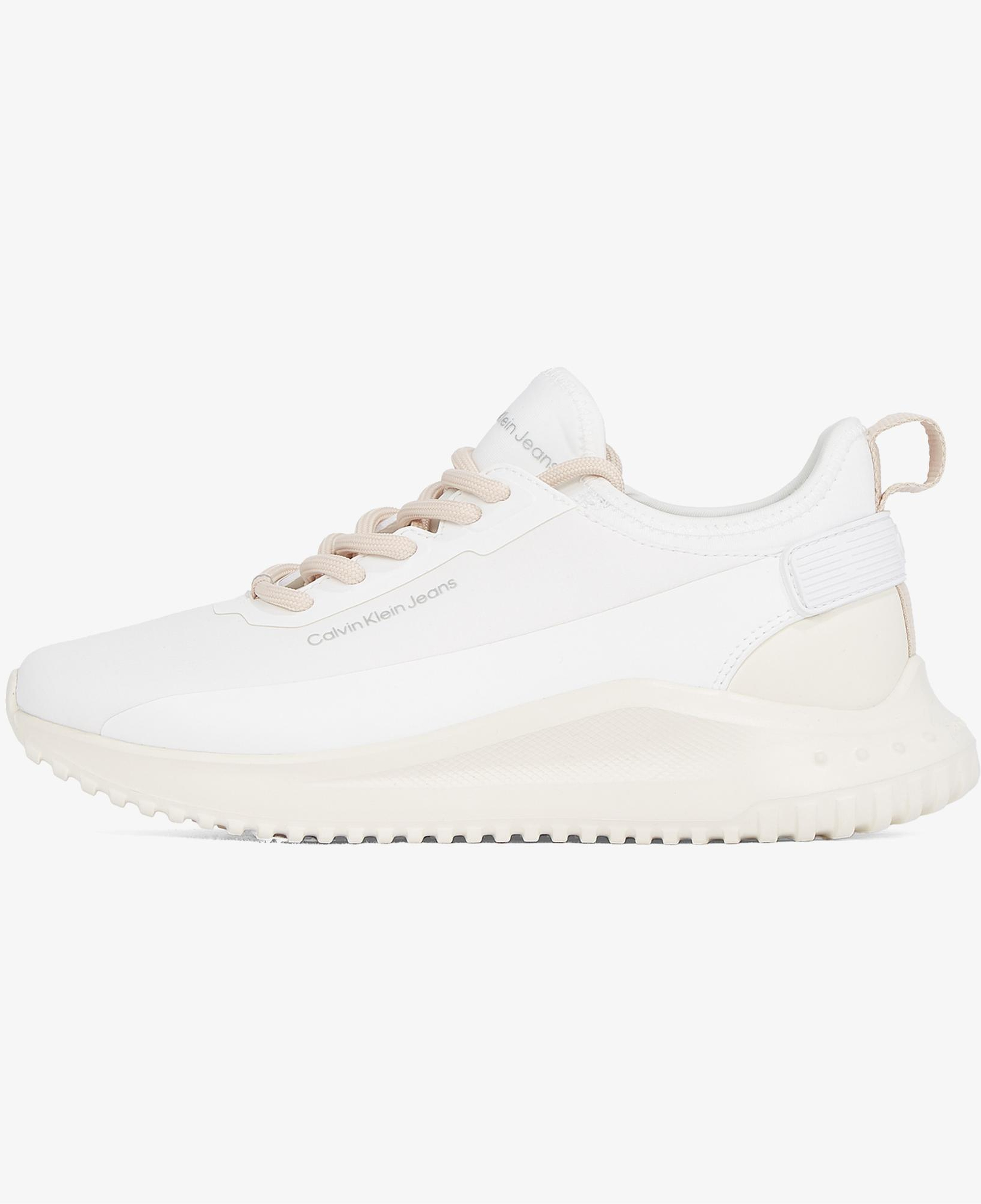 Calvin Klein Eva Runner So Mix İn Hitech Kadın Beyaz Sneaker